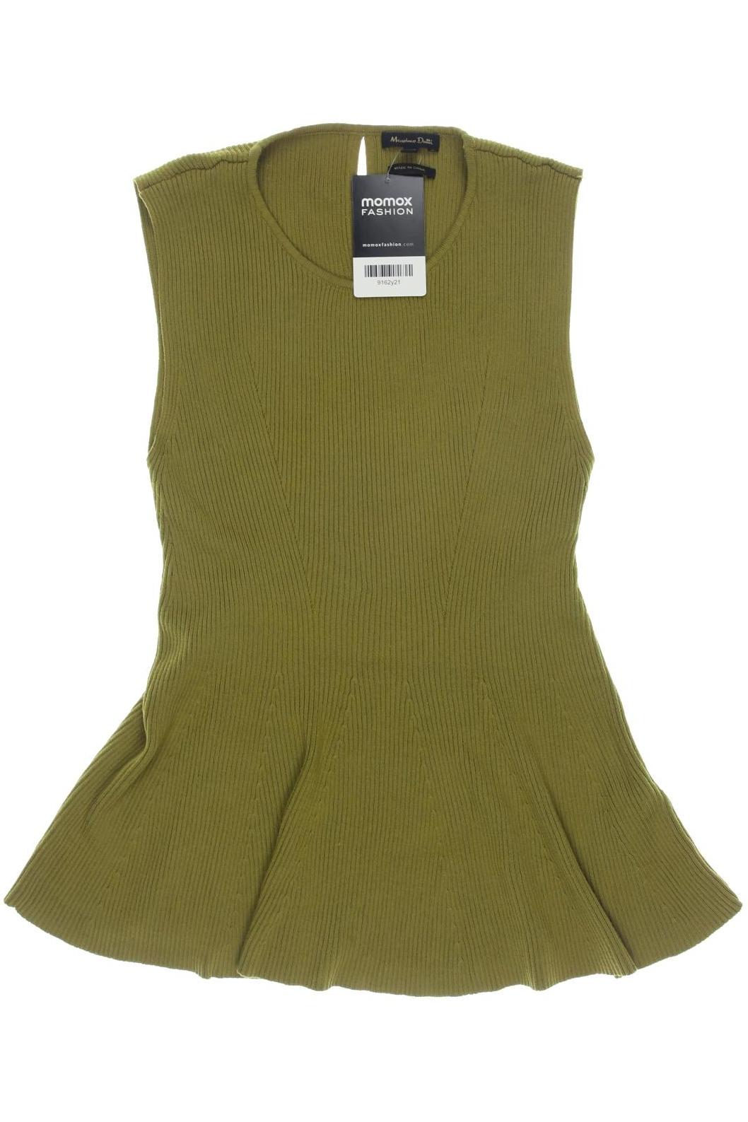 

Massimo Dutti Damen Pullover, grün, Gr. 38
