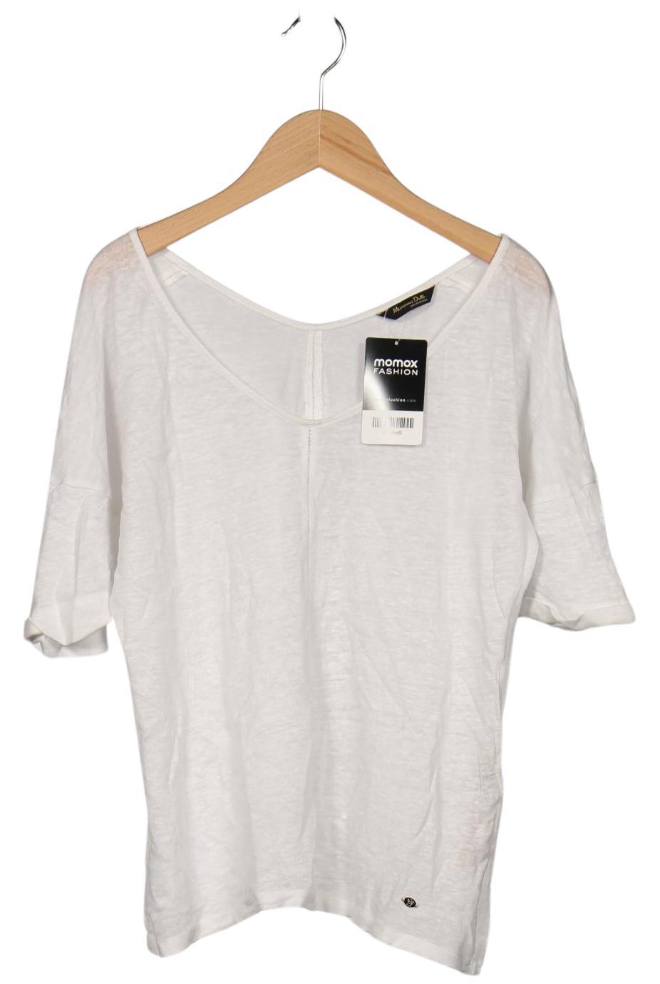 

Massimo Dutti Damen T-Shirt, weiß, Gr. 36