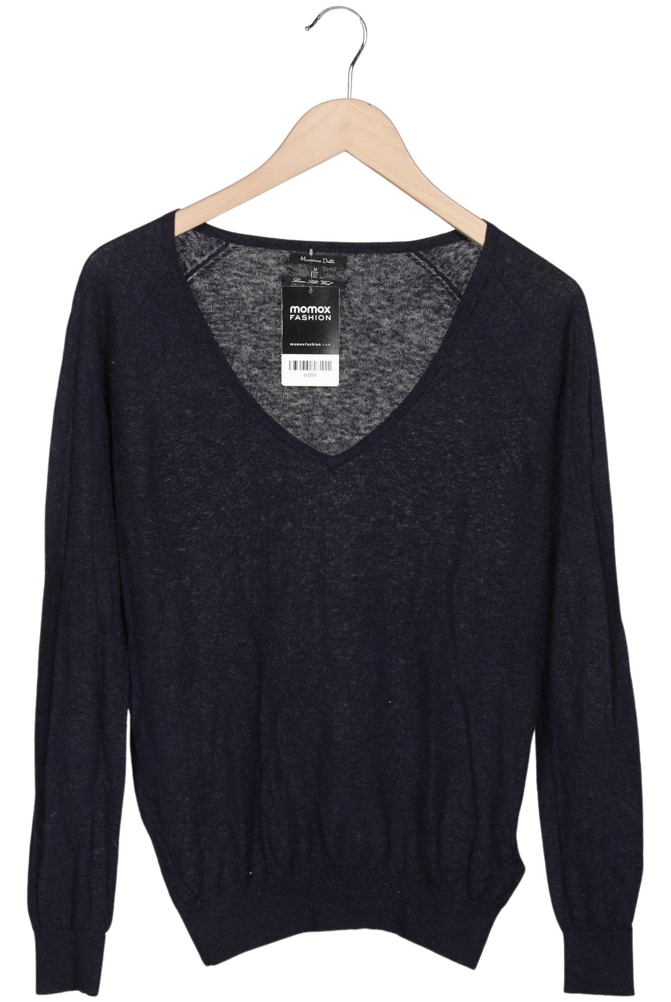 

Massimo Dutti Damen Pullover, marineblau, Gr. 38