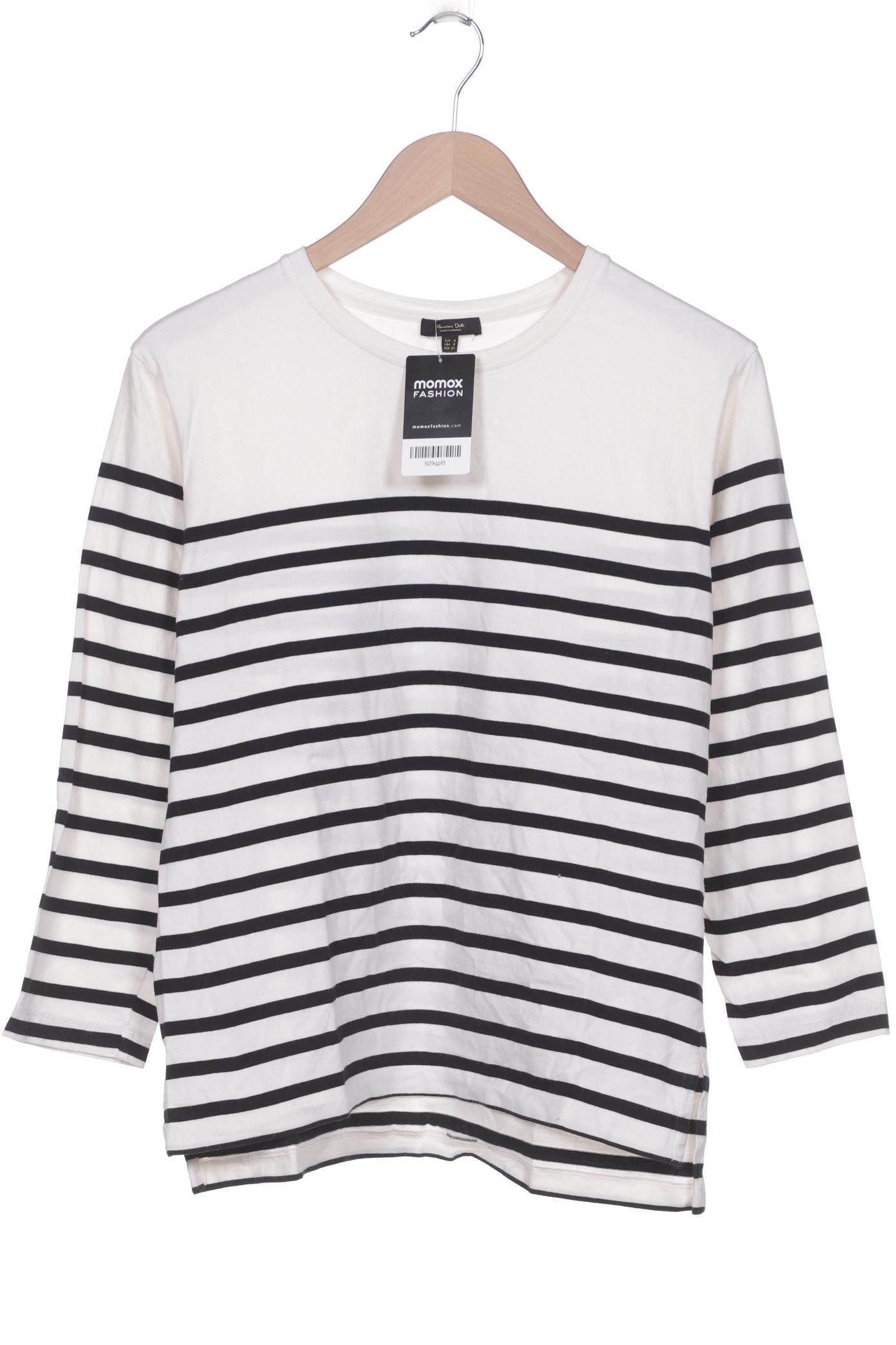 

Massimo Dutti Damen Langarmshirt, cremeweiß