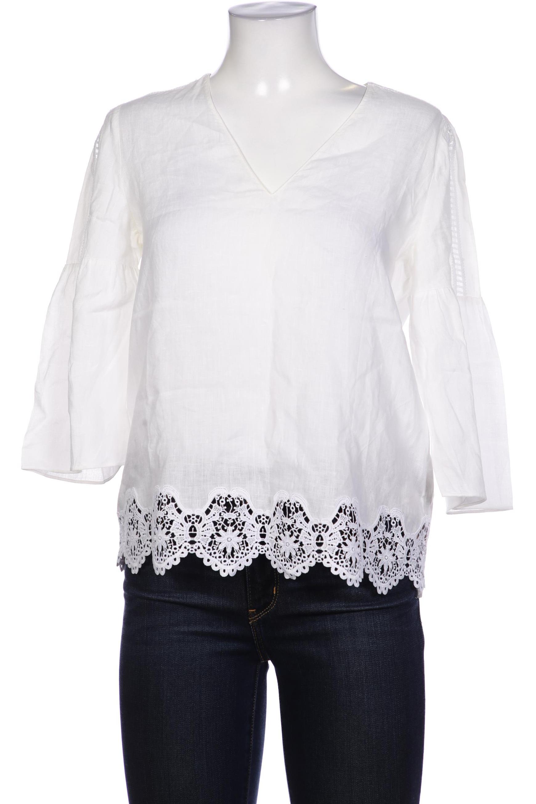 

Massimo Dutti Damen Bluse, cremeweiß, Gr. 38