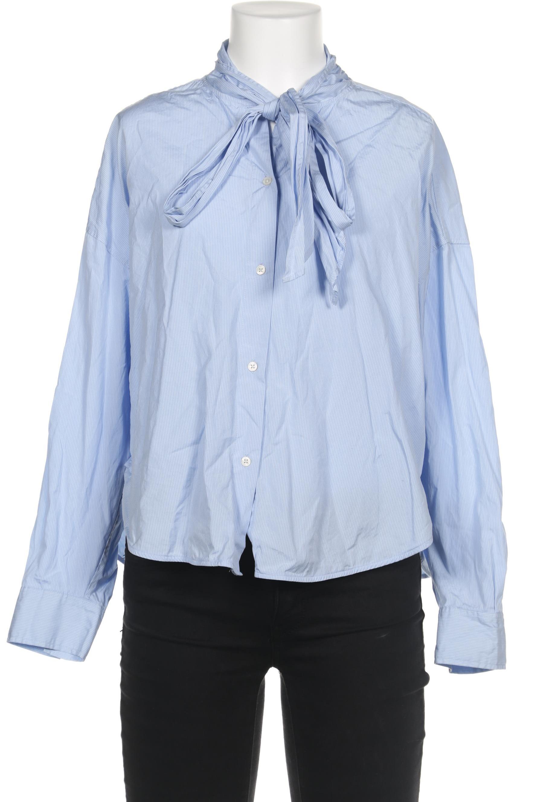 

Massimo Dutti Damen Bluse, blau, Gr. 36
