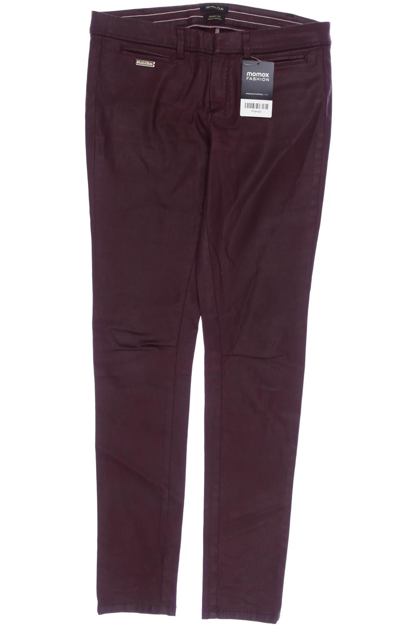 

Massimo Dutti Damen Stoffhose, bordeaux, Gr. 36