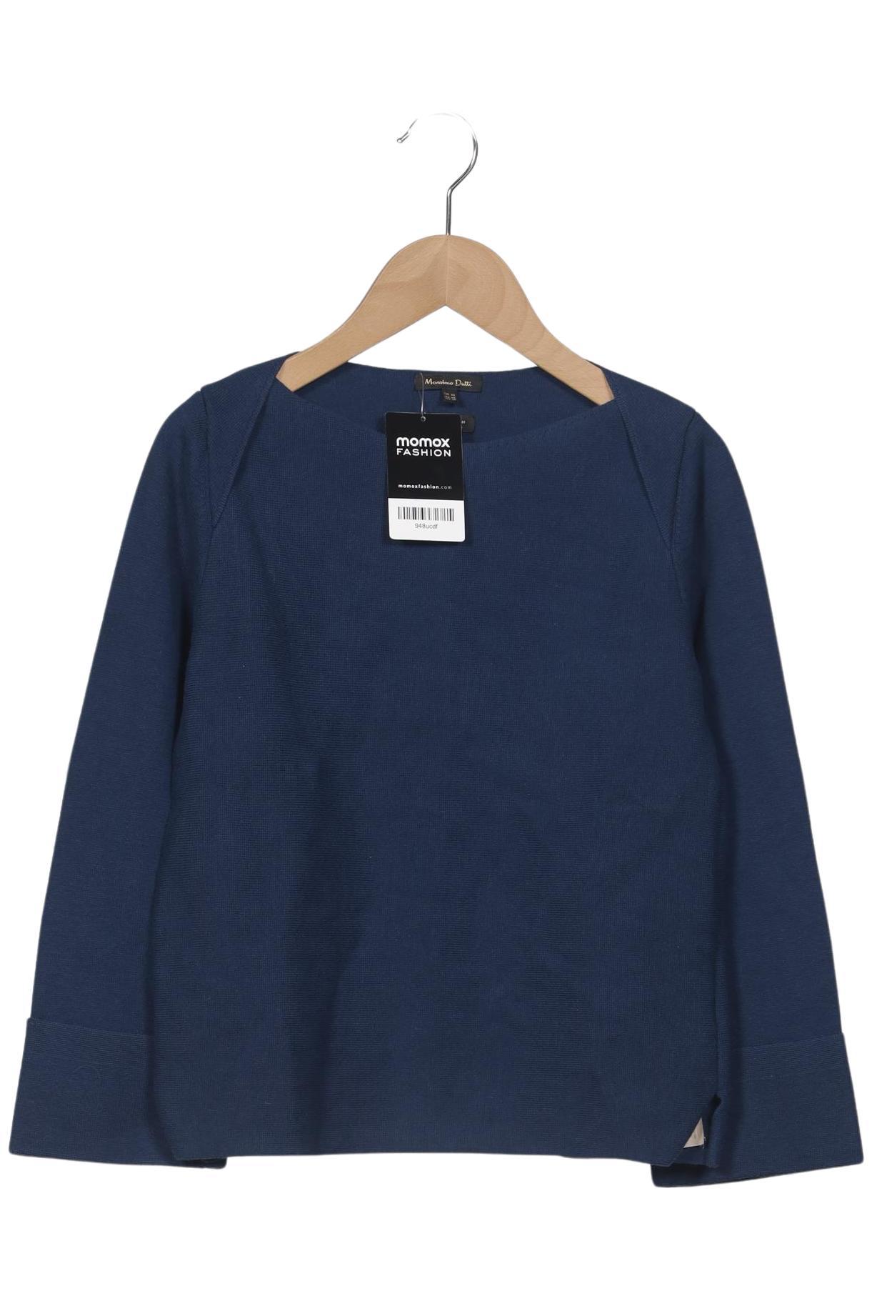 

Massimo Dutti Damen Pullover, marineblau, Gr. 34