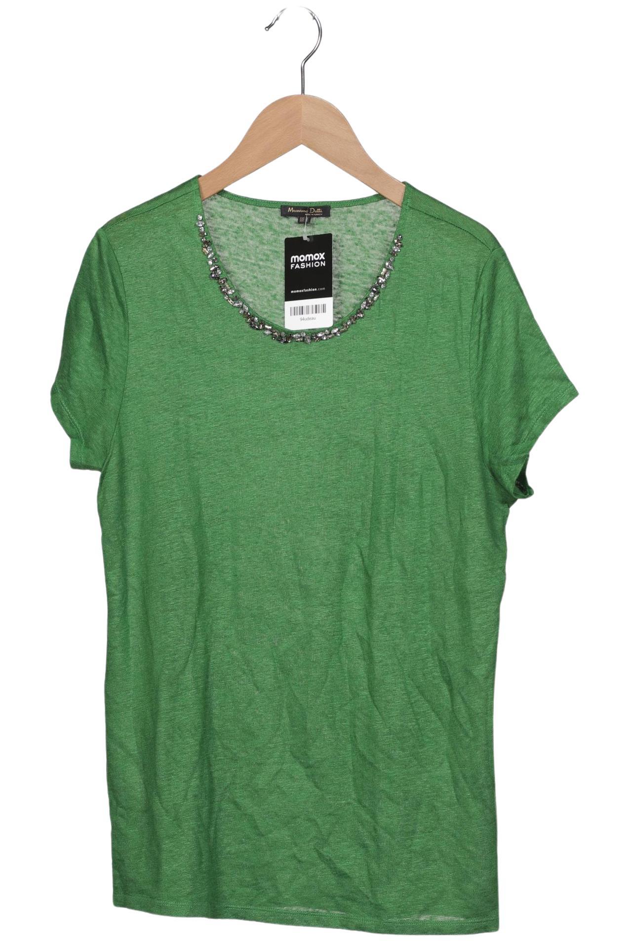 

Massimo Dutti Damen T-Shirt, grün, Gr. 38