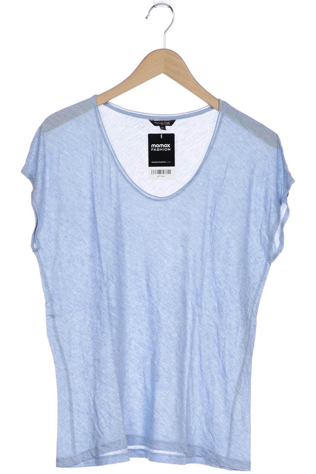 

Massimo Dutti Damen T-Shirt, blau, Gr. 44