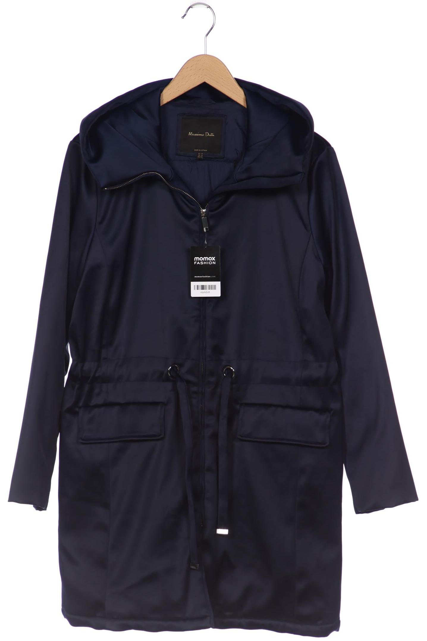 

Massimo Dutti Damen Mantel, marineblau, Gr. 38