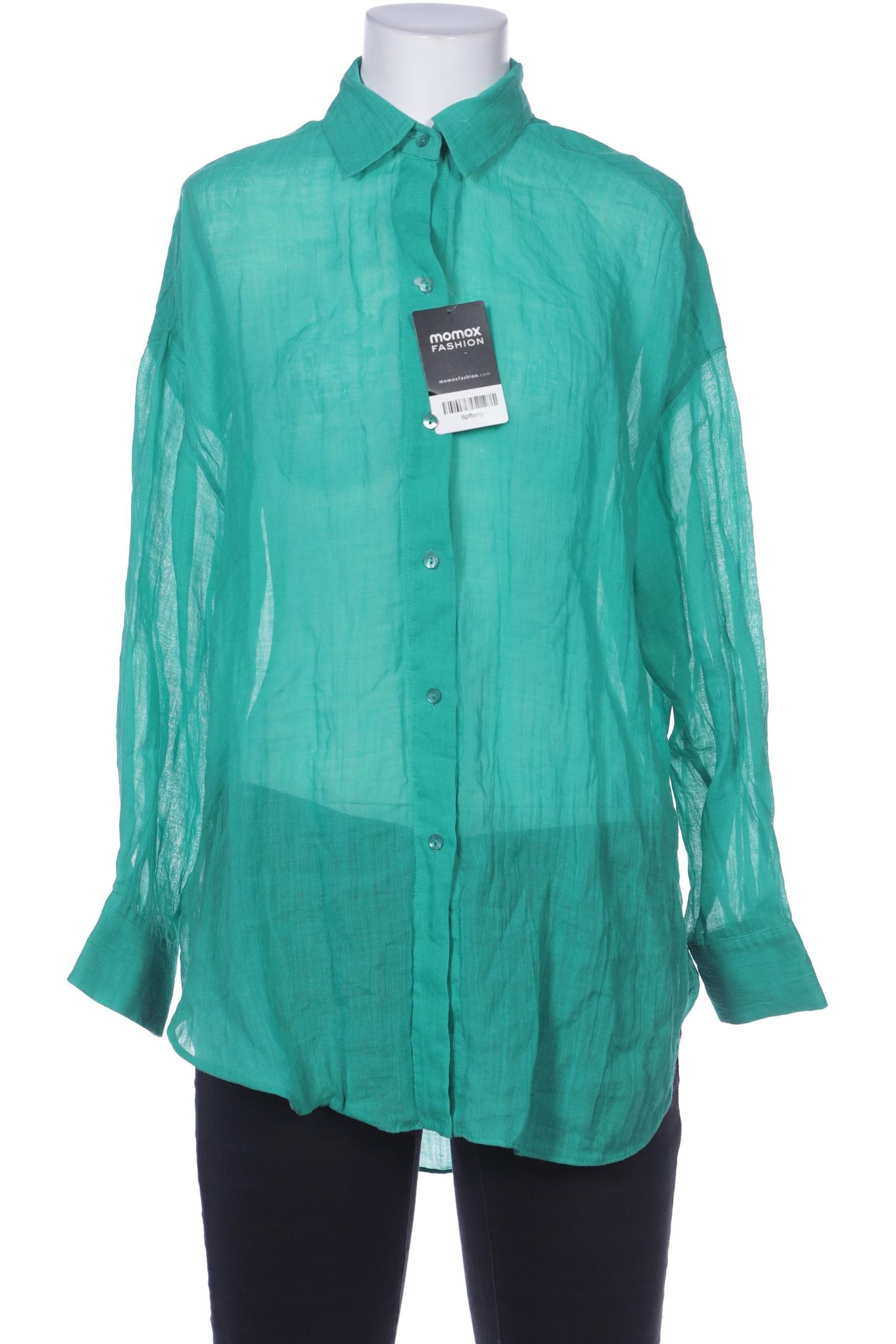 

Massimo Dutti Damen Bluse, grün, Gr. 34