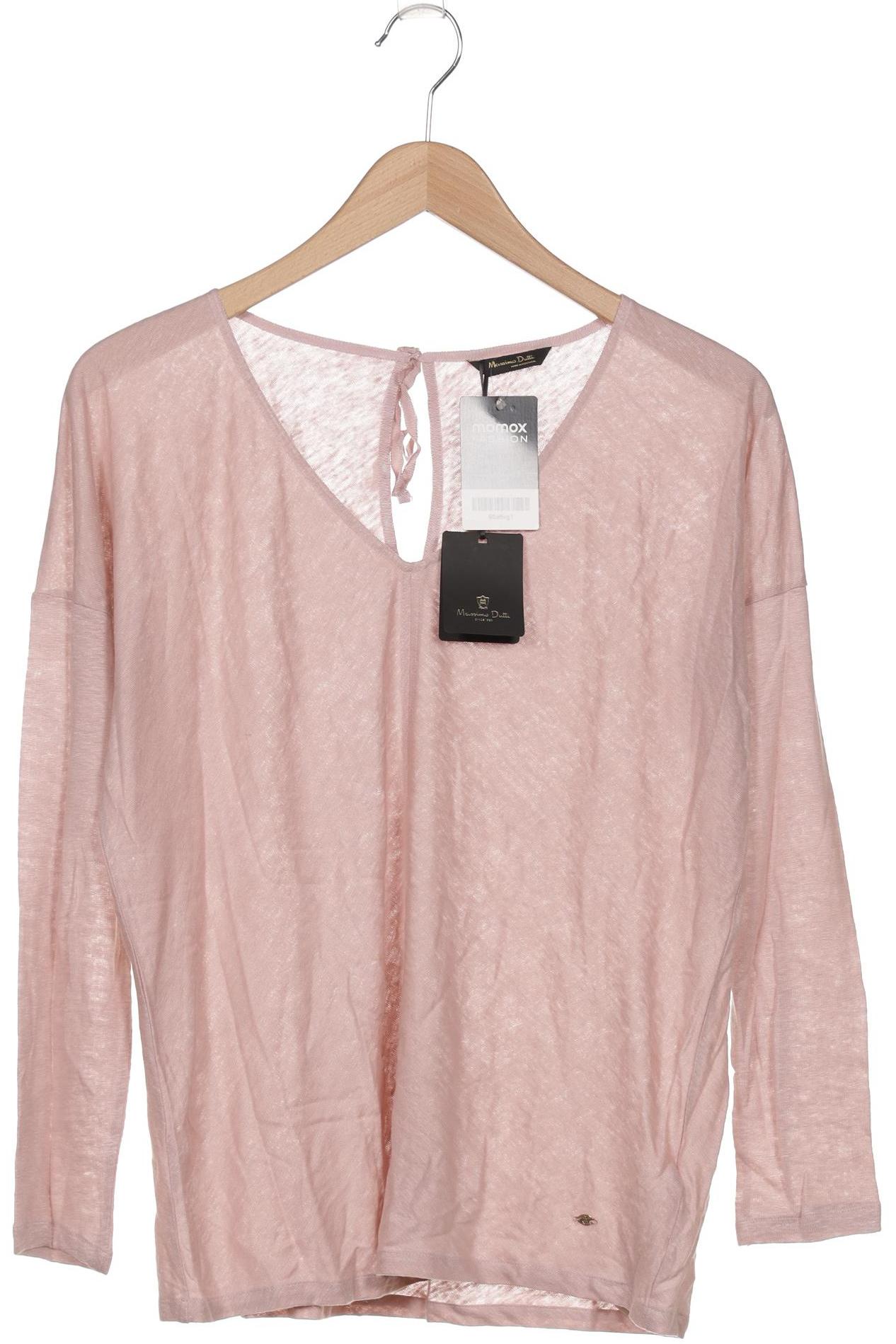 

Massimo Dutti Damen Langarmshirt, pink, Gr. 42