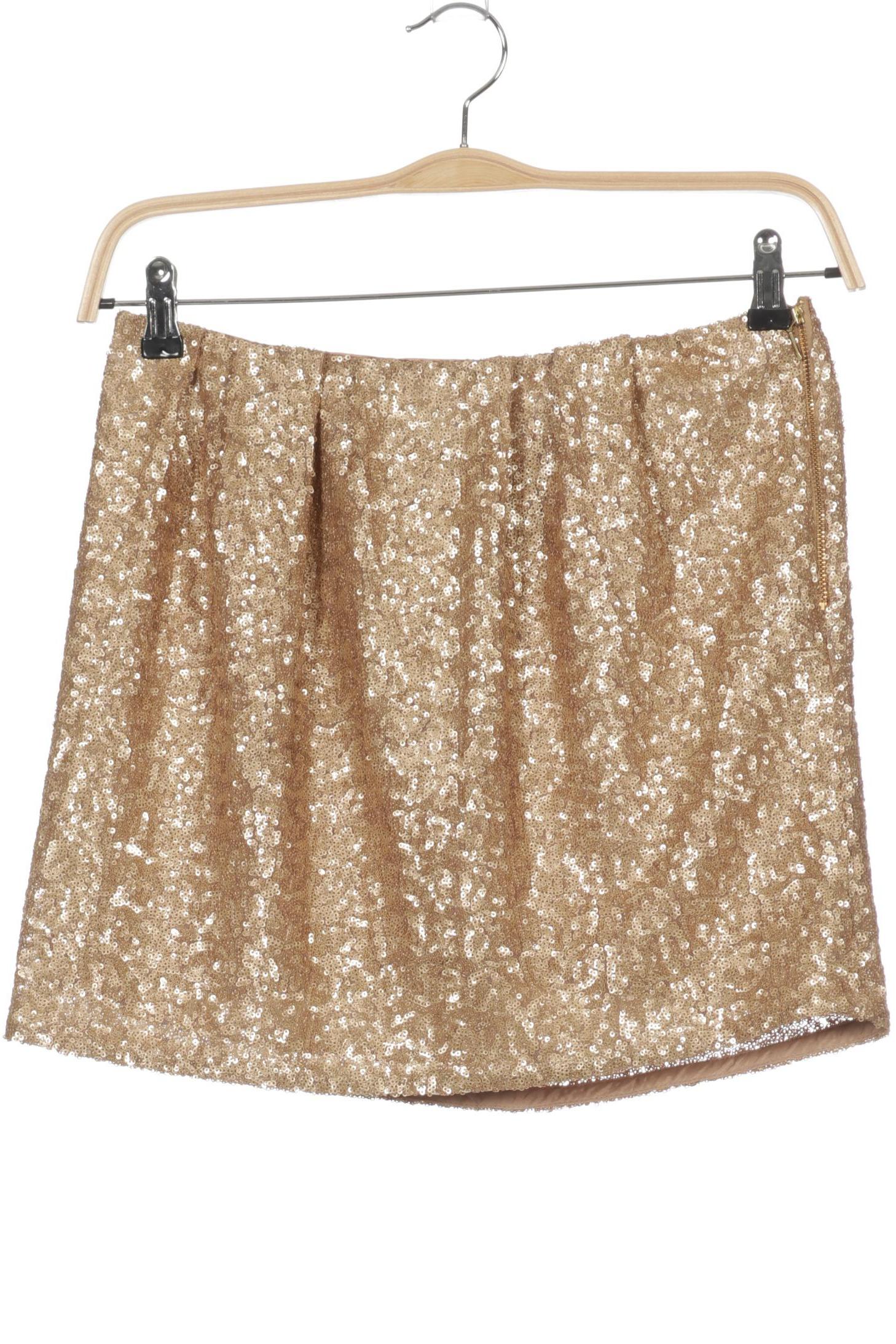 

Massimo Dutti Damen Rock, beige, Gr. 36