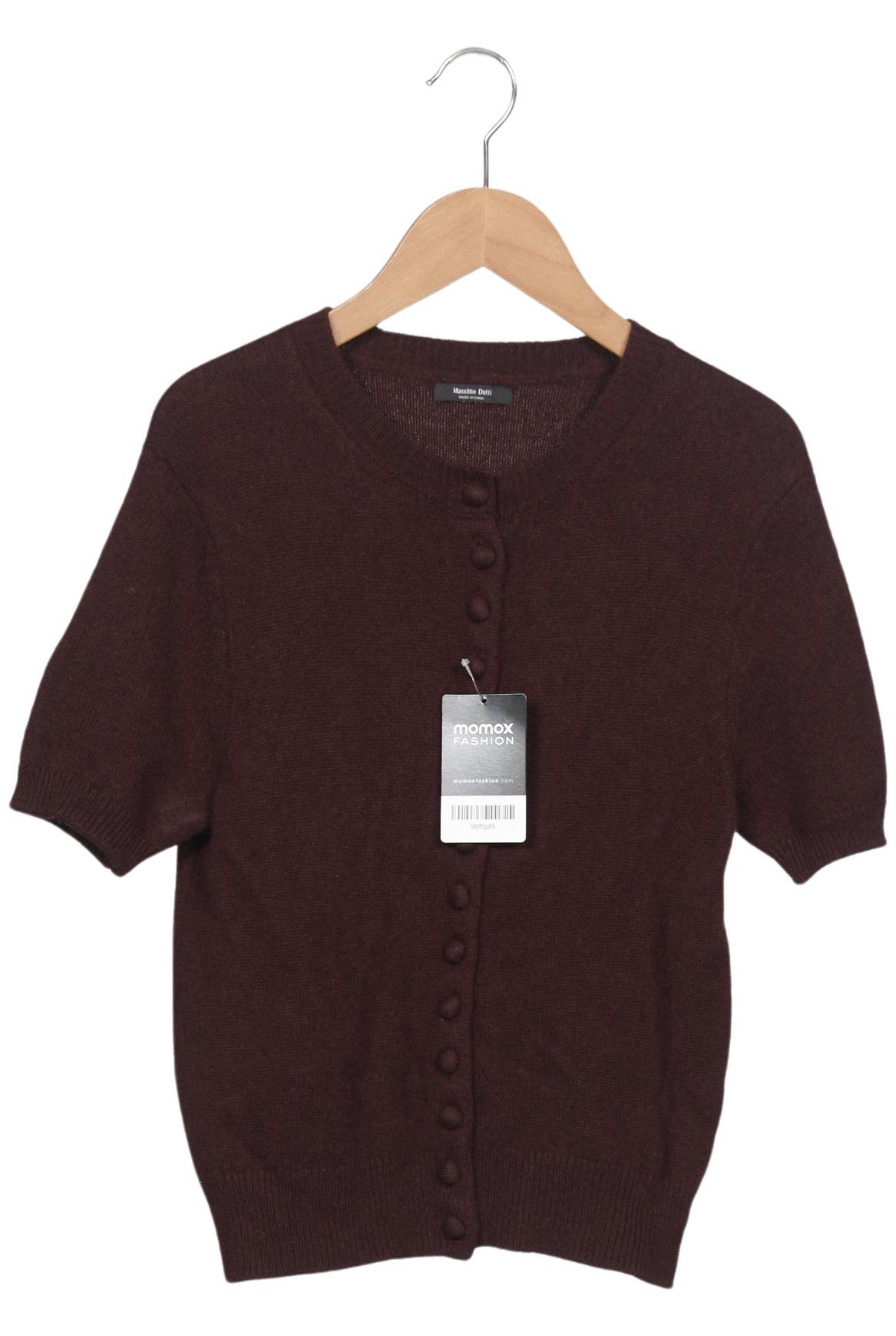 

Massimo Dutti Damen Strickjacke, bordeaux, Gr. 36
