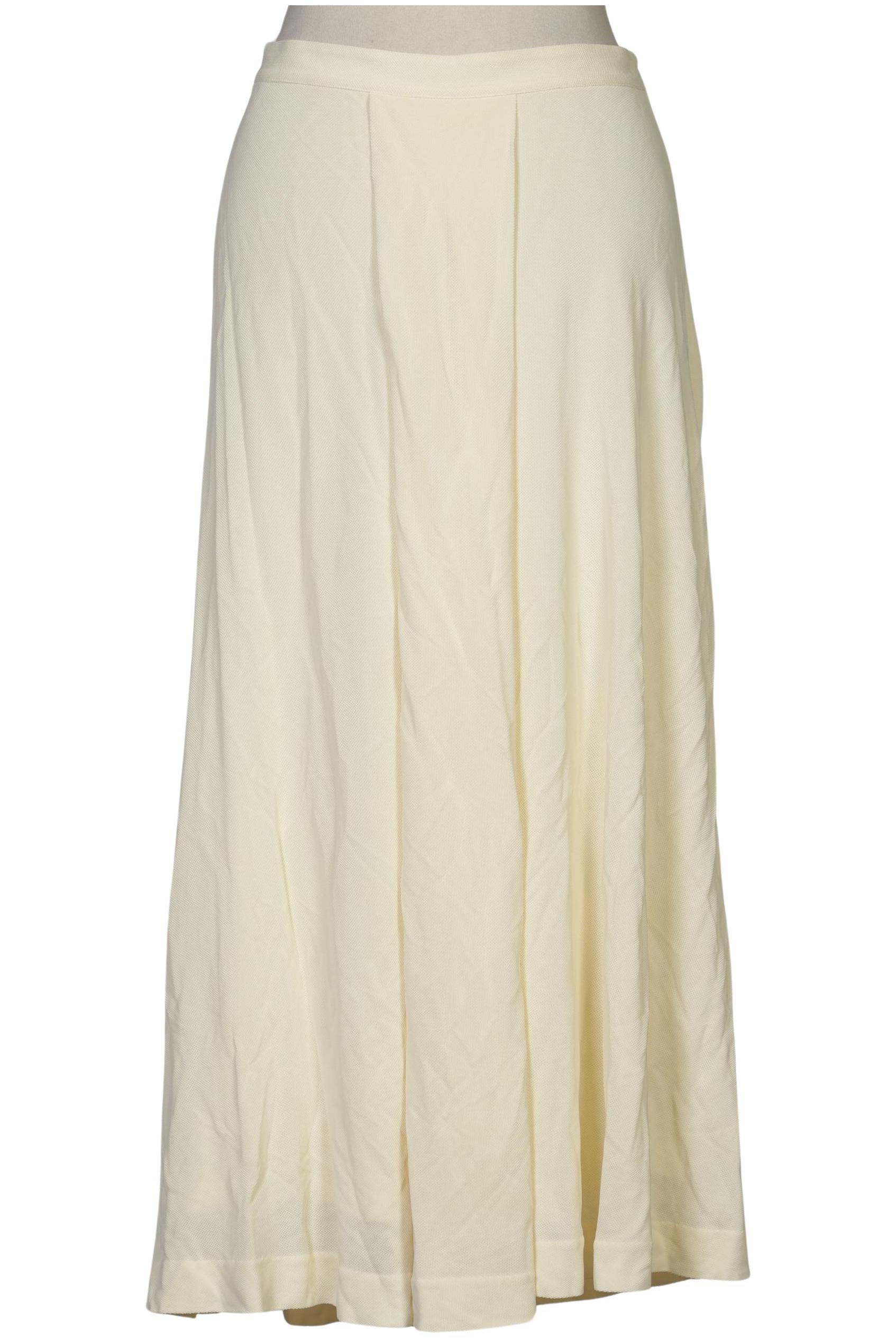 

Massimo Dutti Damen Rock, cremeweiß, Gr. 38