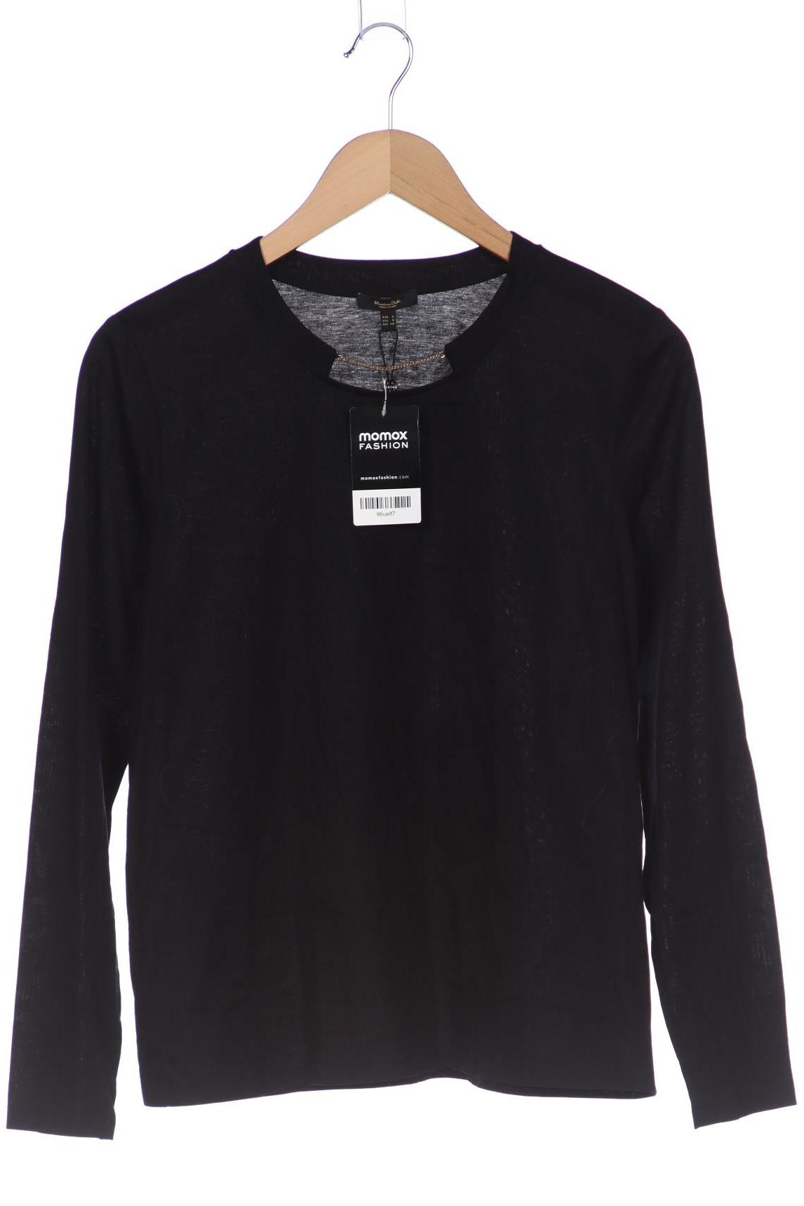 

Massimo Dutti Damen Langarmshirt, schwarz, Gr. 36