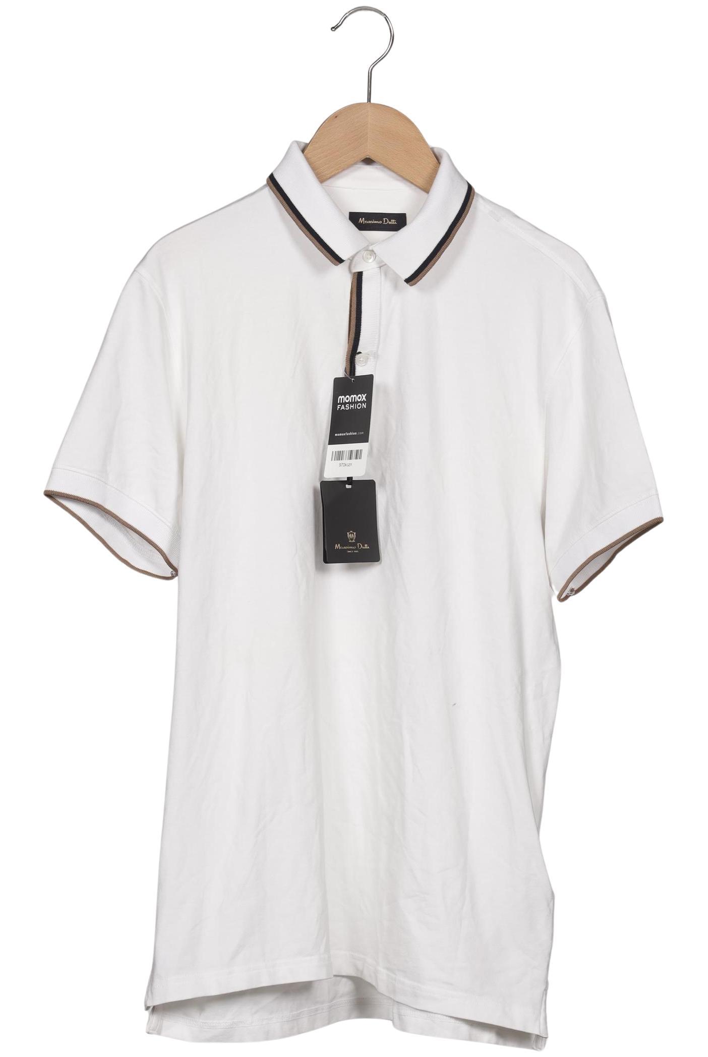 

Massimo Dutti Damen Poloshirt, weiß, Gr. 38