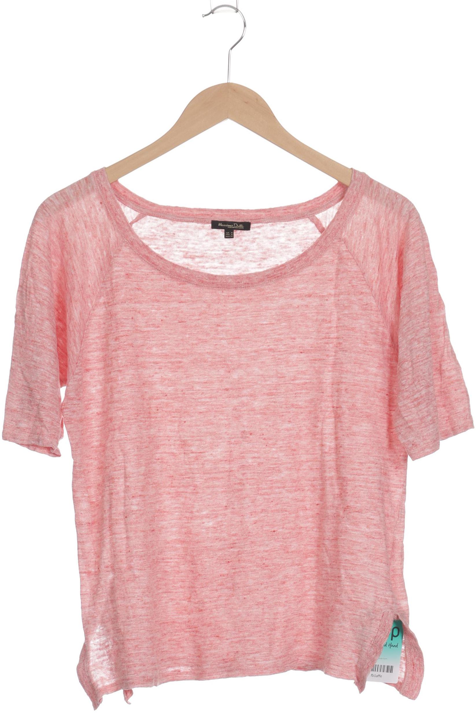 

Massimo Dutti Damen T-Shirt, pink, Gr.