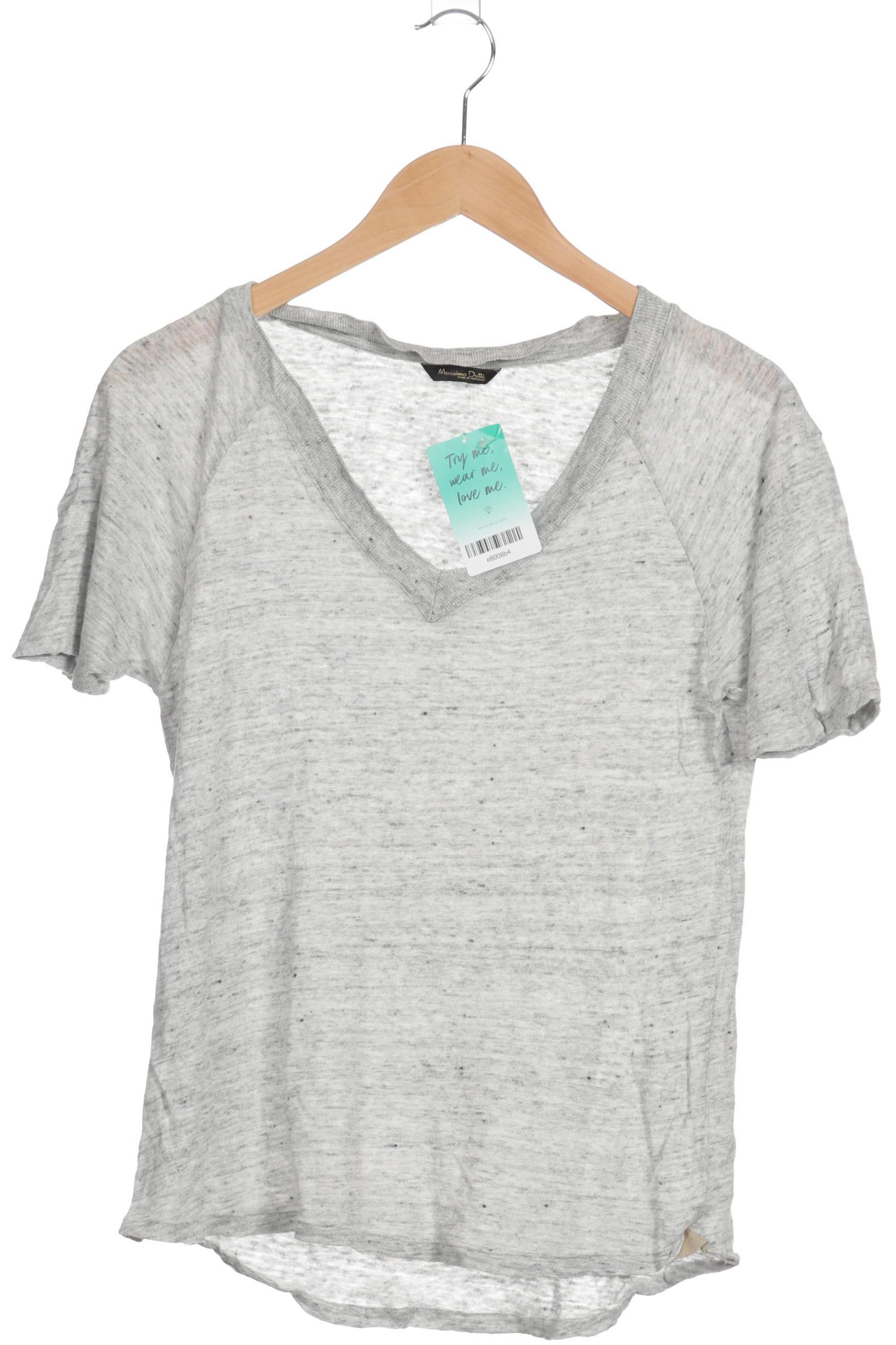 

Massimo Dutti Damen T-Shirt, grau, Gr. 36