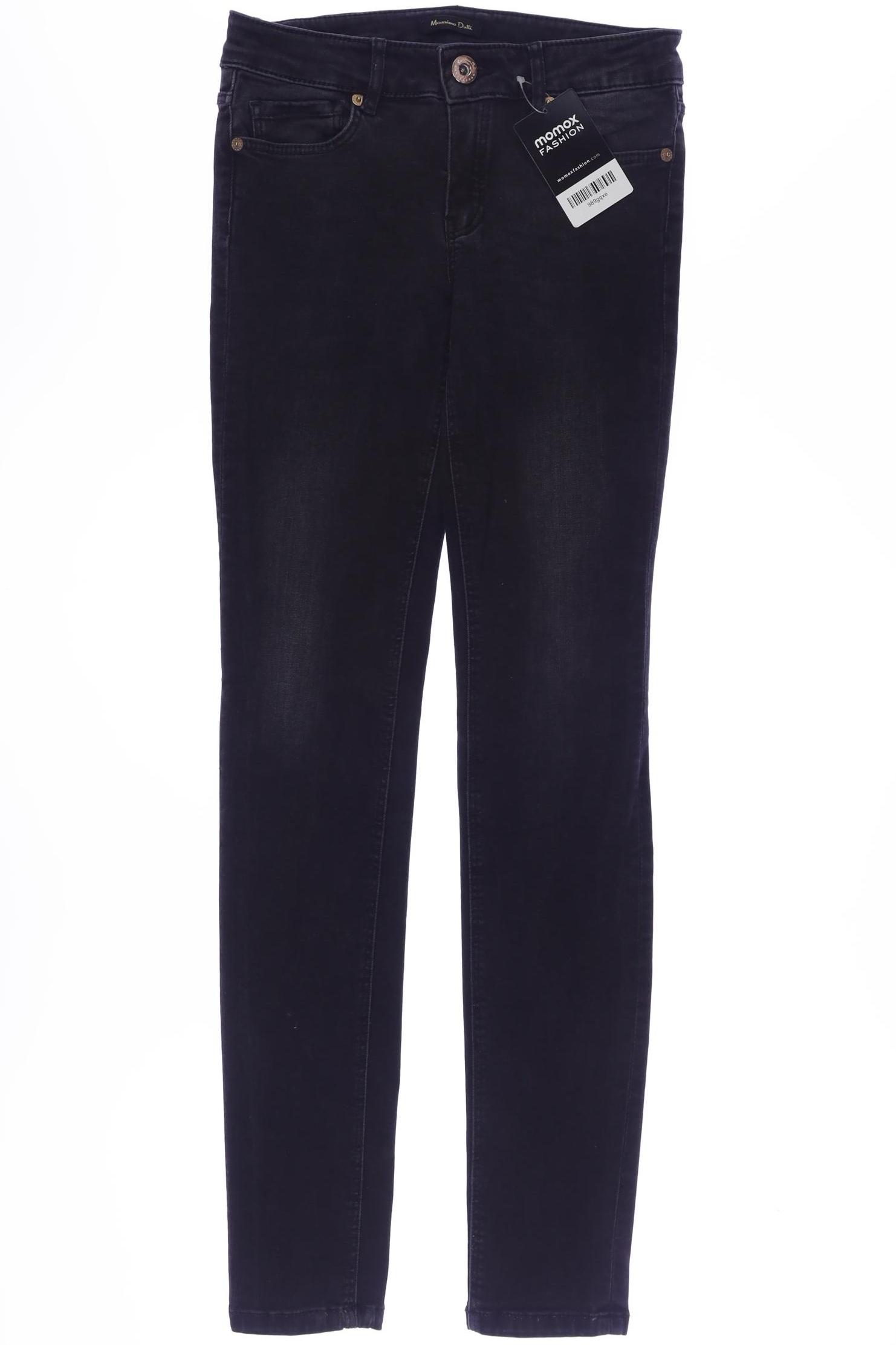 

Massimo Dutti Damen Jeans, schwarz, Gr. 34