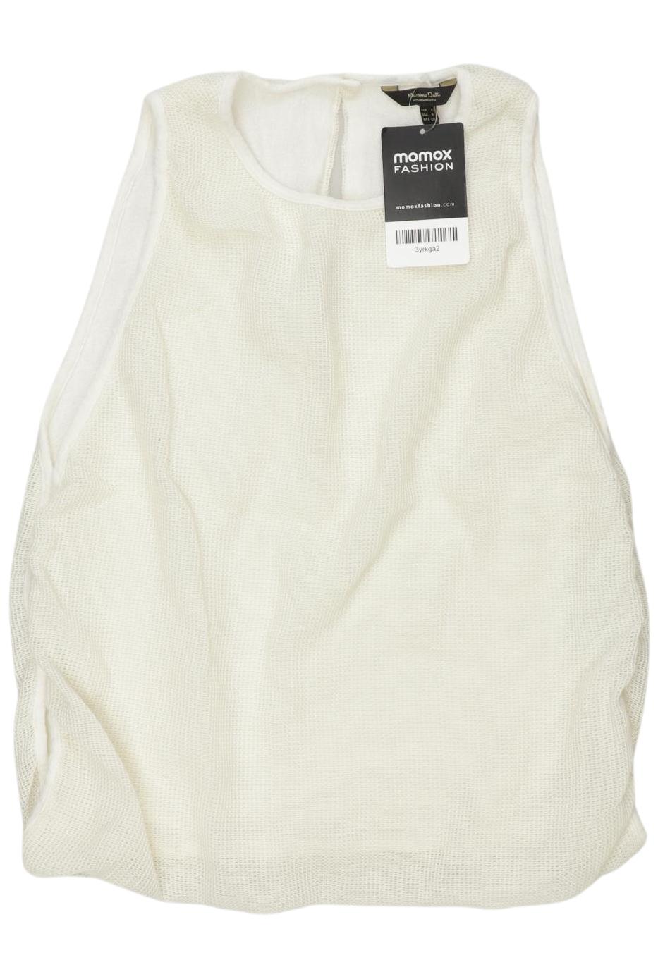 

Massimo Dutti Damen Top, cremeweiß, Gr. 36