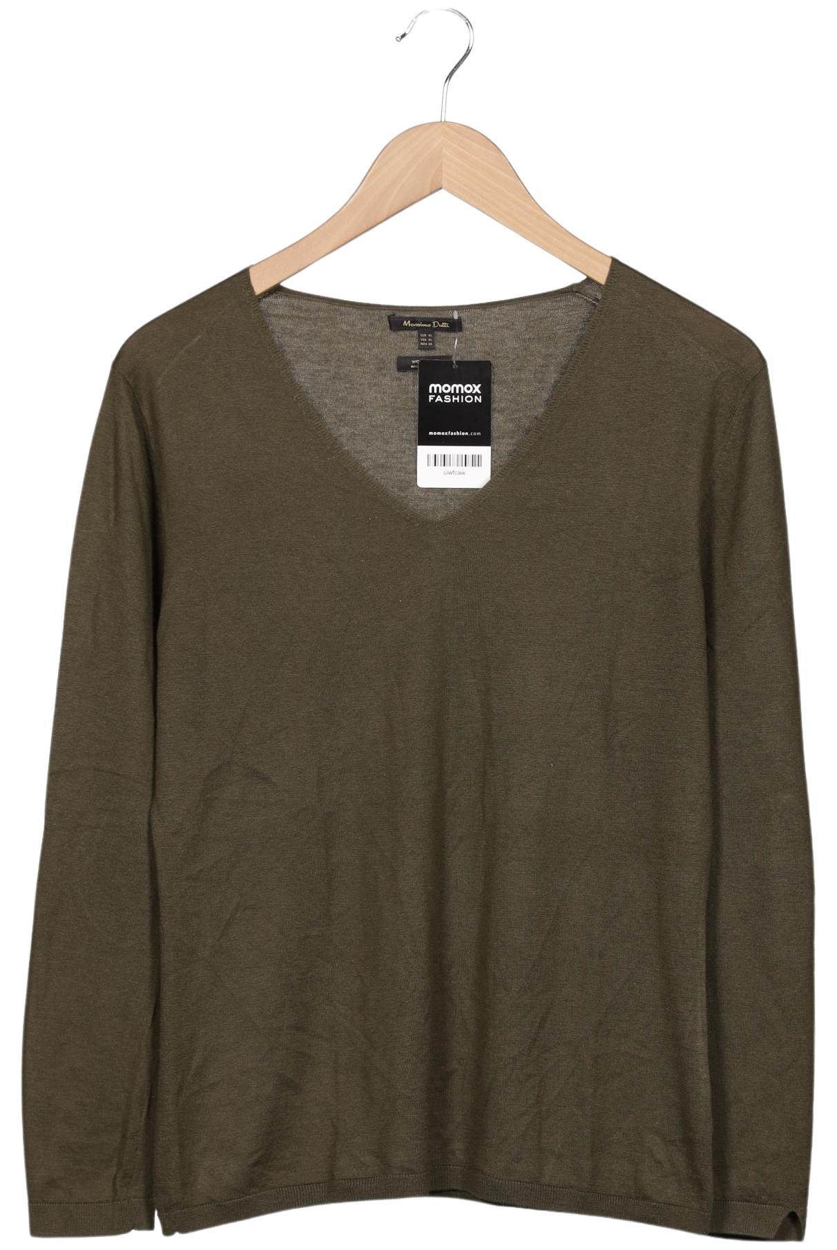 

Massimo Dutti Damen Pullover, grün, Gr. 44