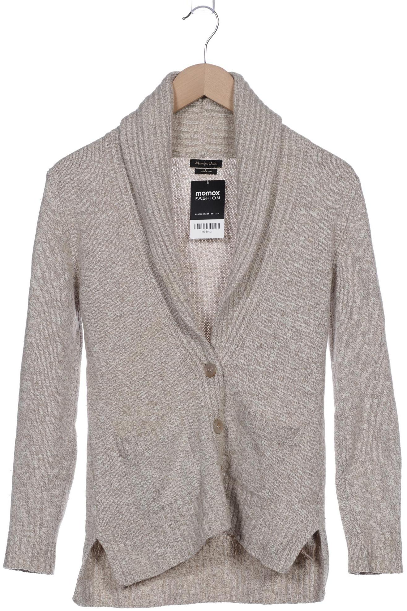 

Massimo Dutti Damen Strickjacke, cremeweiß, Gr. 36