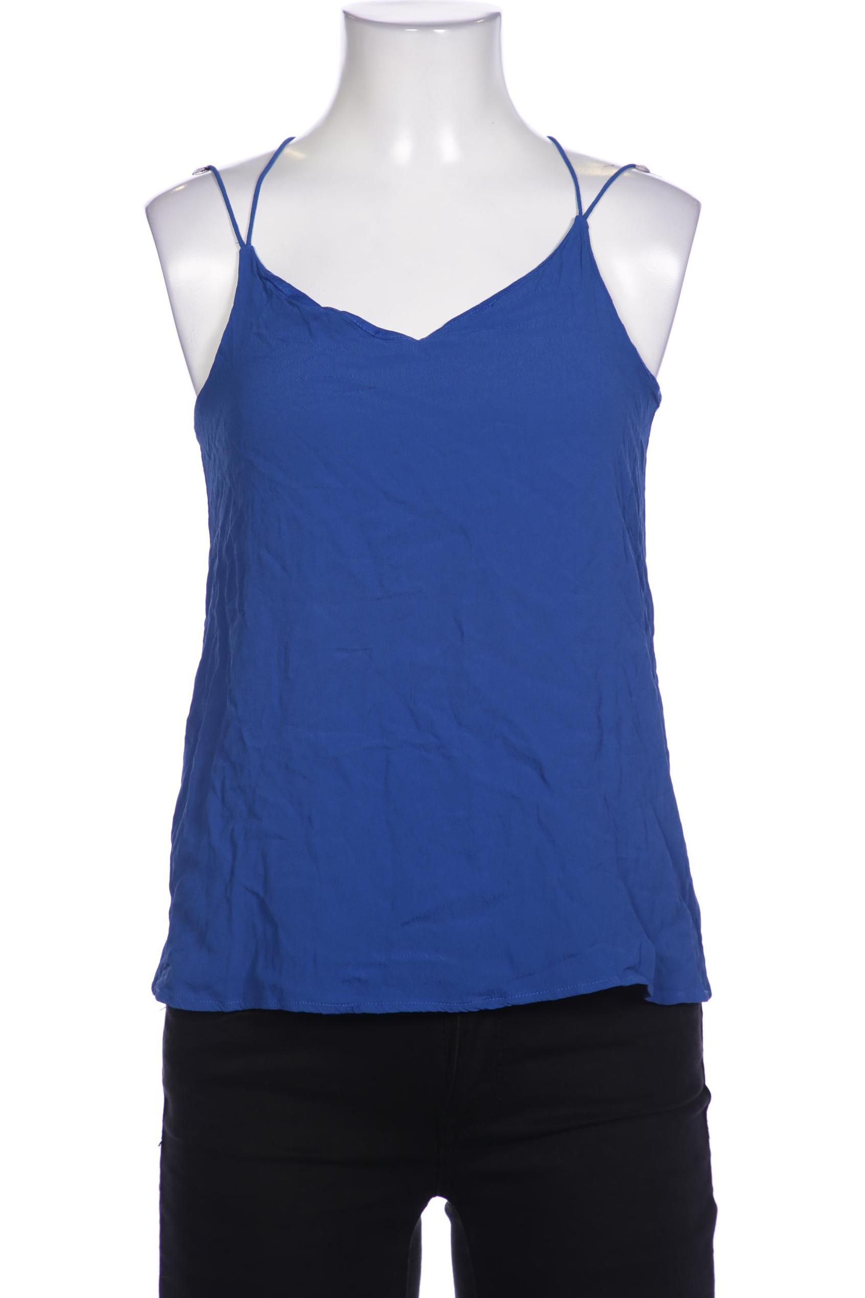

Massimo Dutti Damen Bluse, blau, Gr. 36