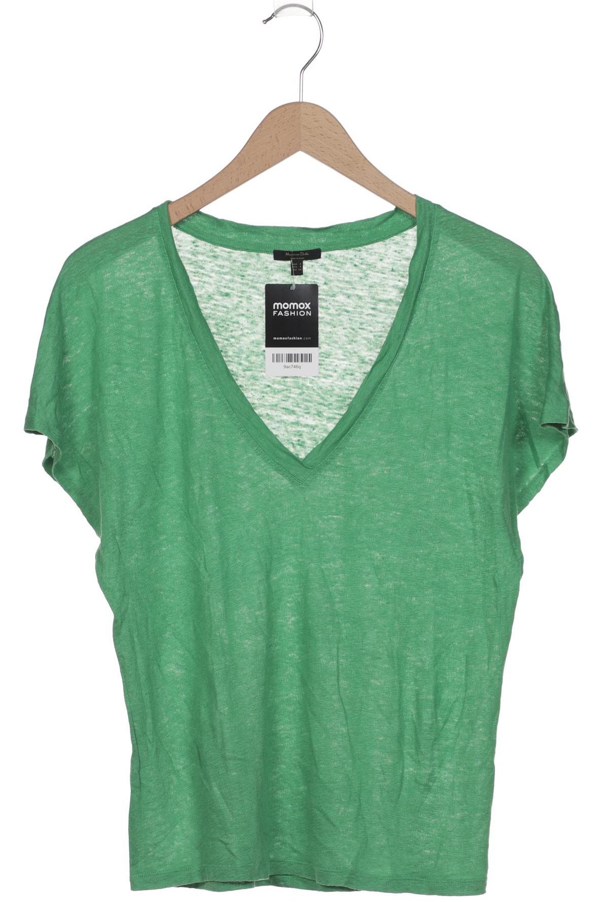 

Massimo Dutti Damen T-Shirt, grün, Gr. 36