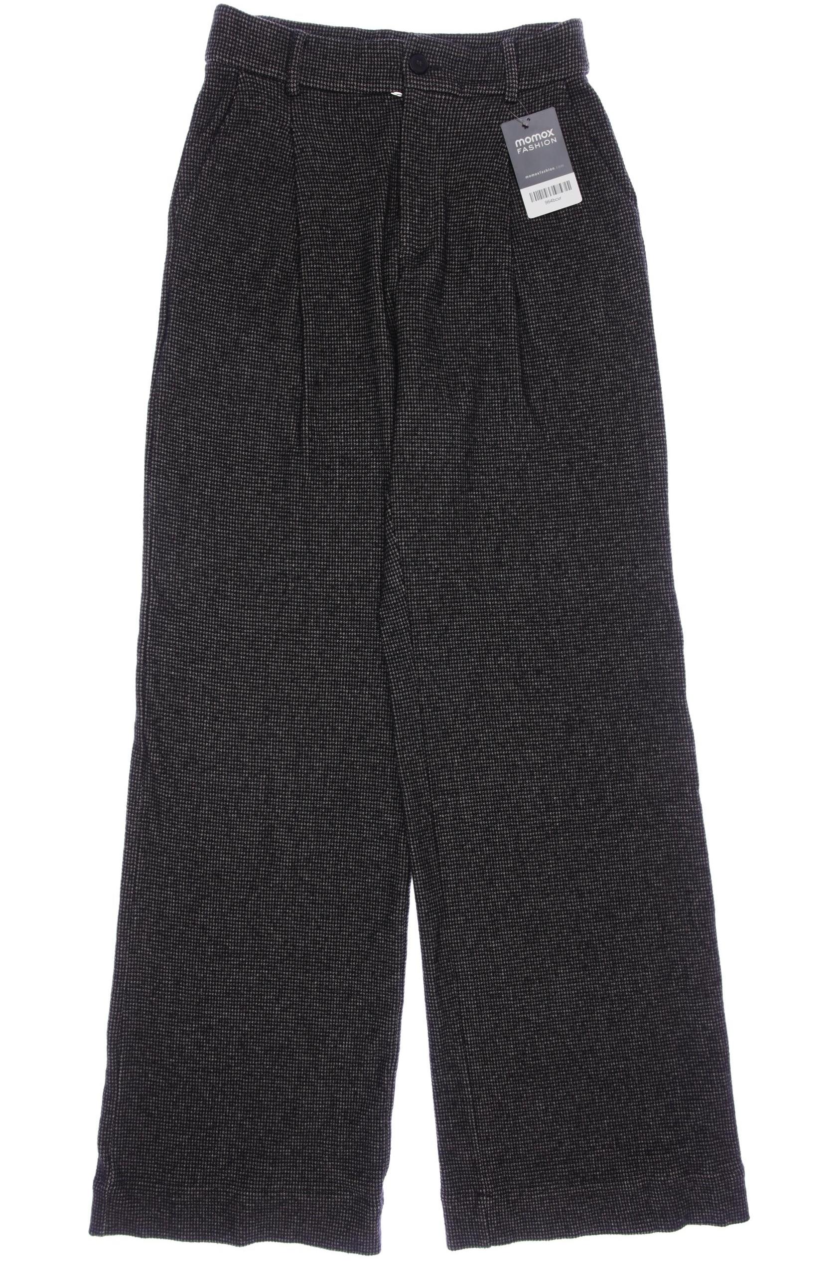 

Massimo Dutti Damen Stoffhose, schwarz, Gr. 0