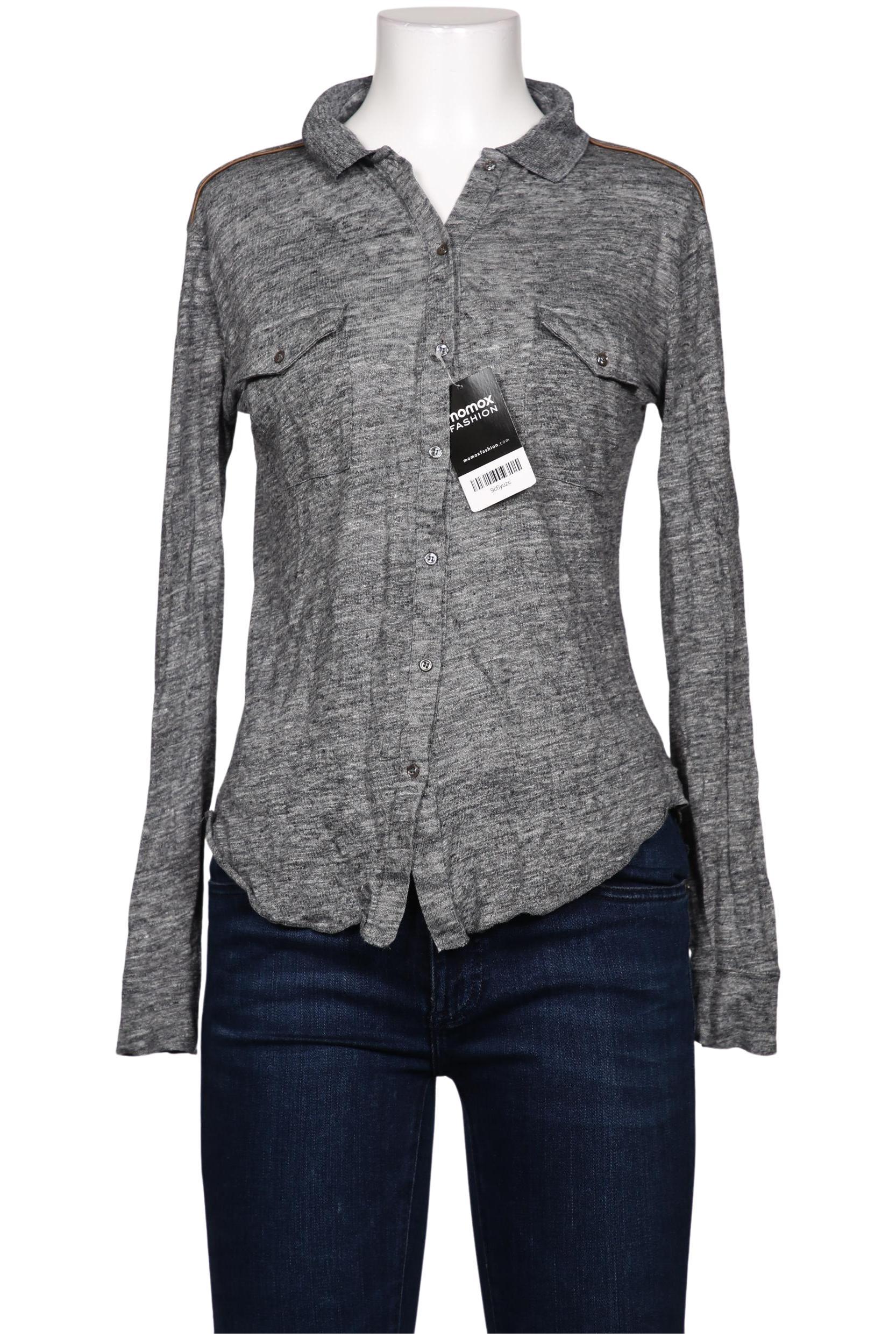 

Massimo Dutti Damen Bluse, grau, Gr. 38