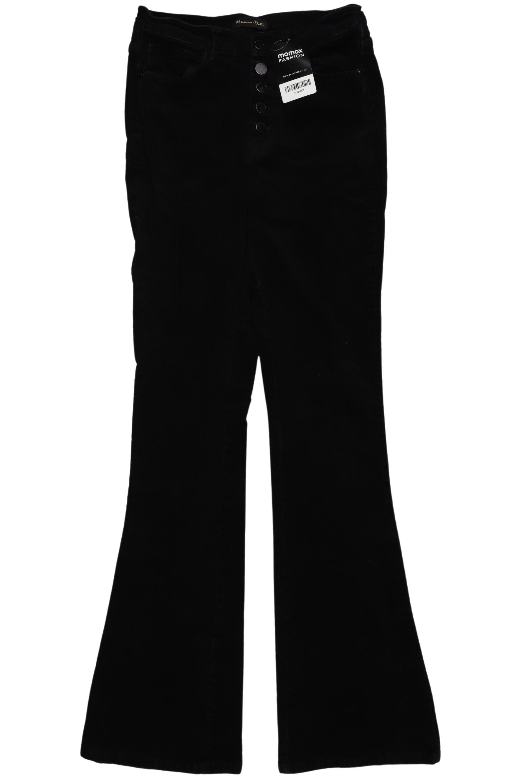

Massimo Dutti Damen Stoffhose, schwarz, Gr. 36