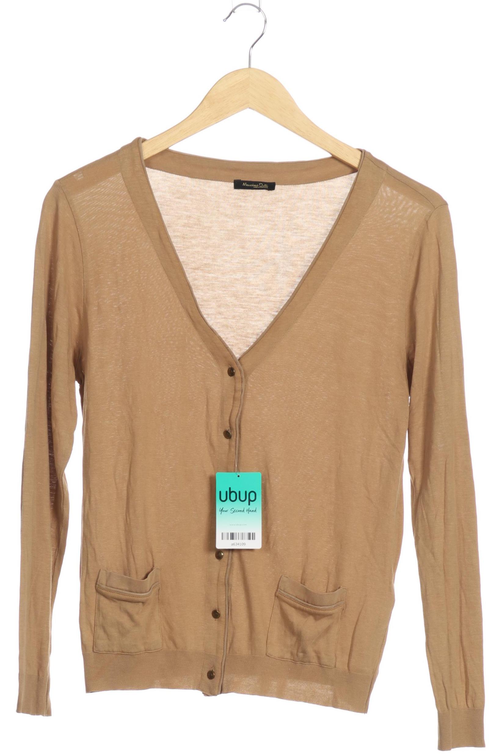 

Massimo Dutti Damen Strickjacke, braun, Gr. 44