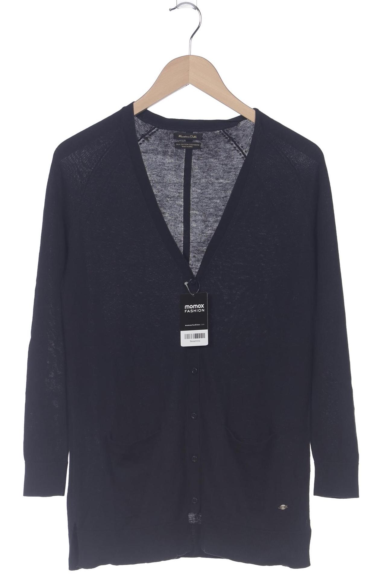 

Massimo Dutti Damen Strickjacke, marineblau, Gr. 38