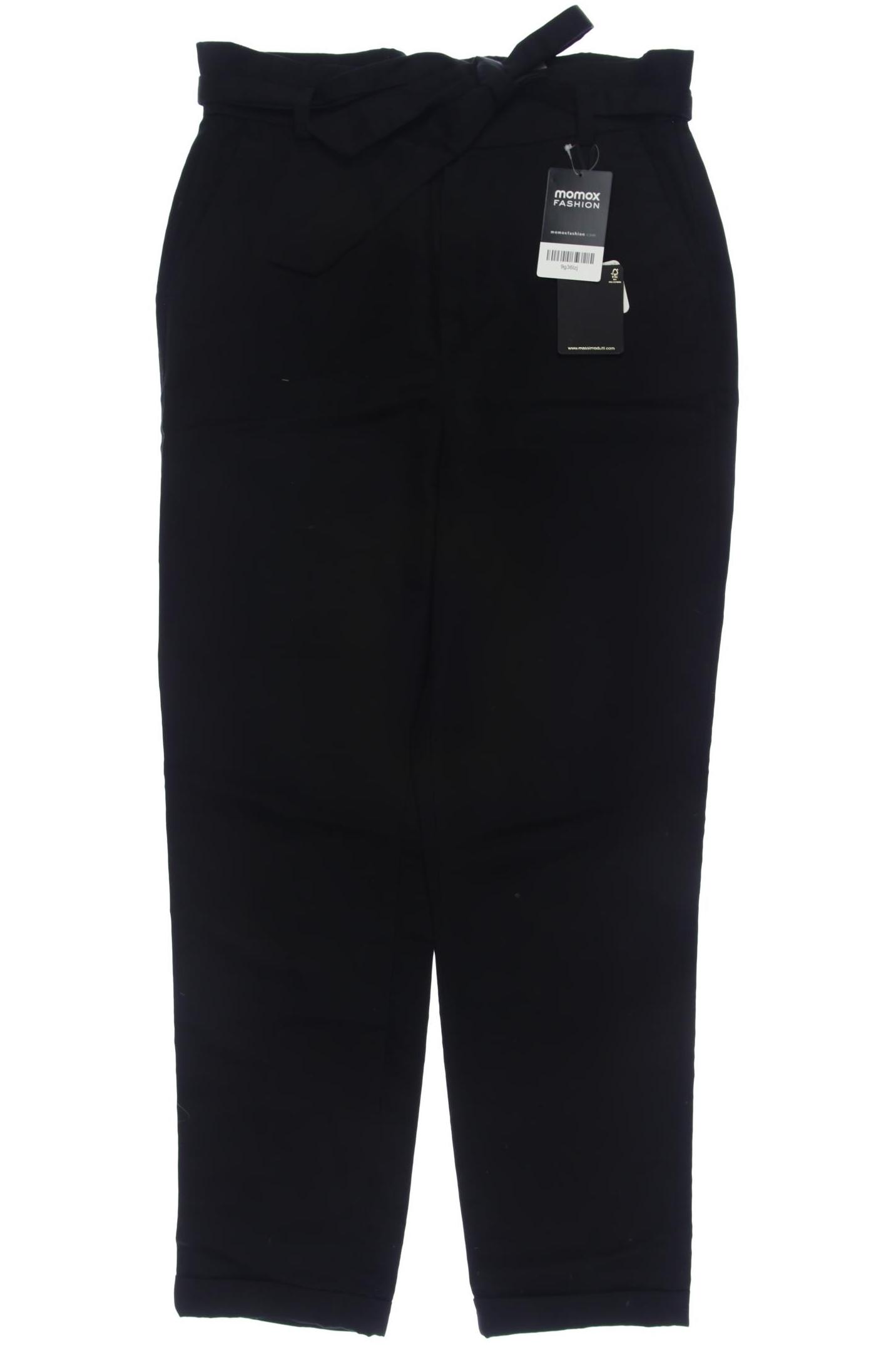 

Massimo Dutti Damen Stoffhose, schwarz, Gr. 38