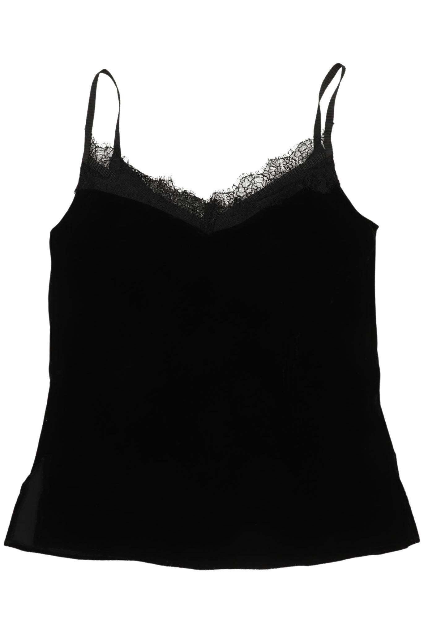 

Massimo Dutti Damen Top, schwarz, Gr. 38