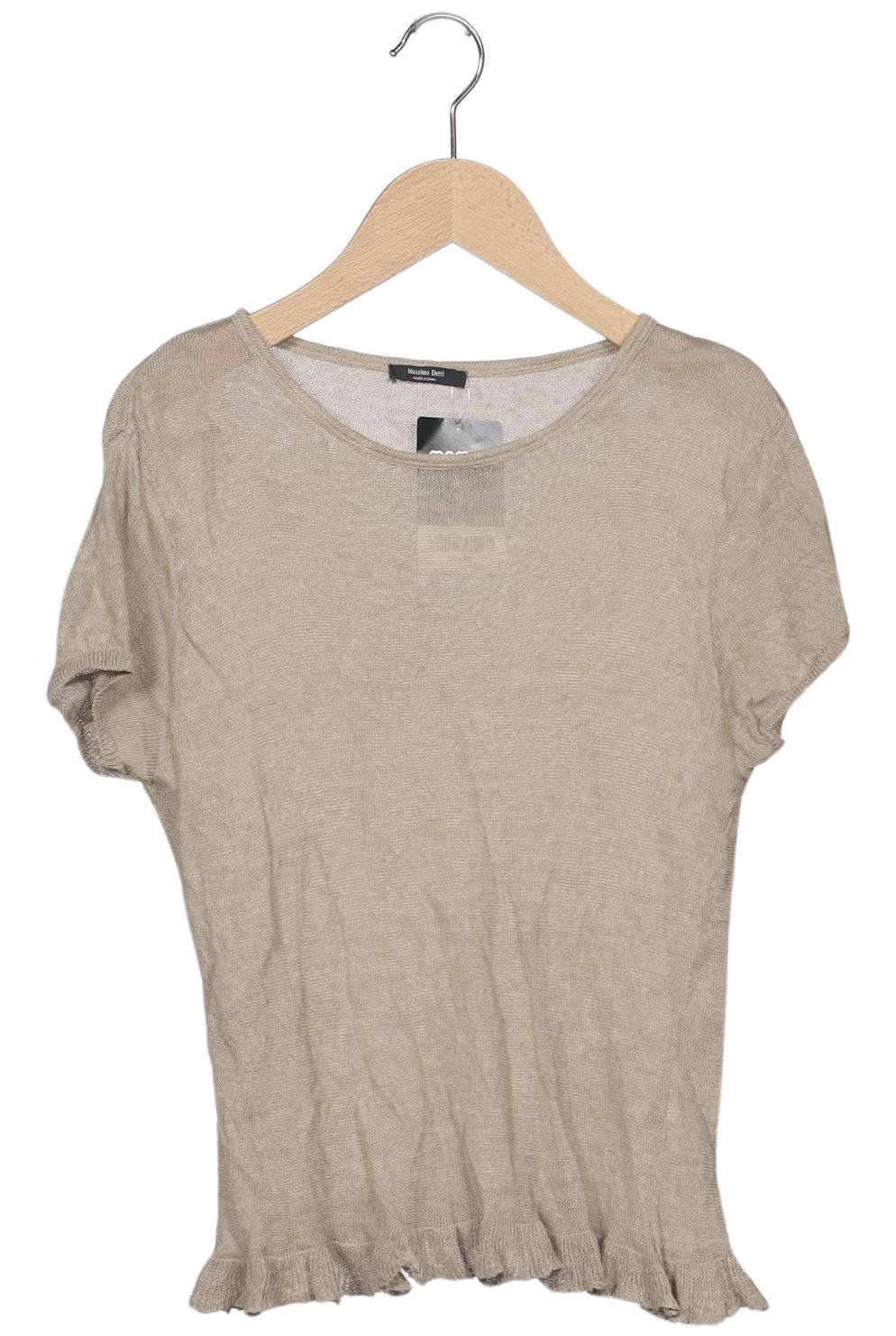 

Massimo Dutti Damen T-Shirt, beige, Gr. 34