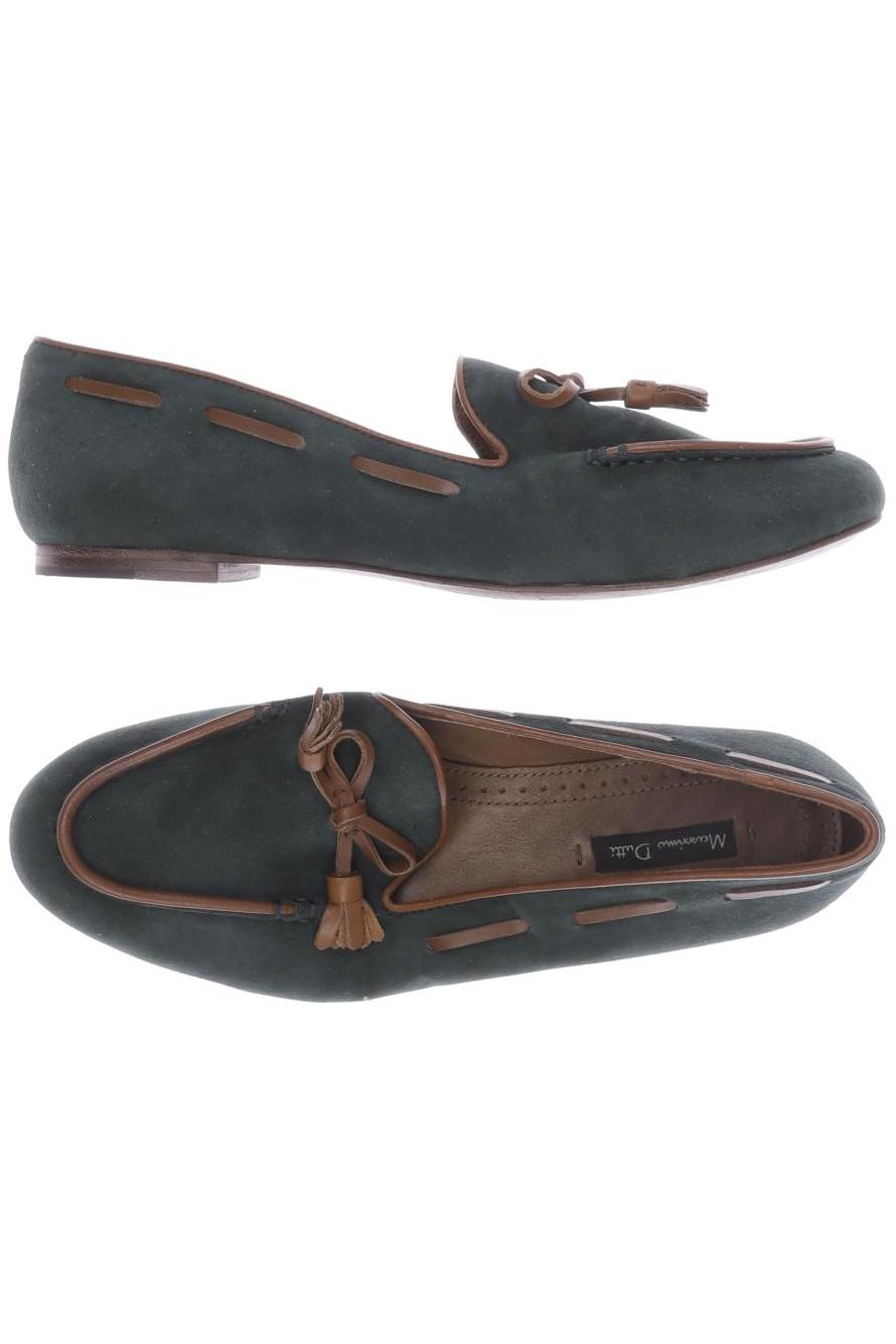 

Massimo Dutti Damen Halbschuh, grün, Gr. 37