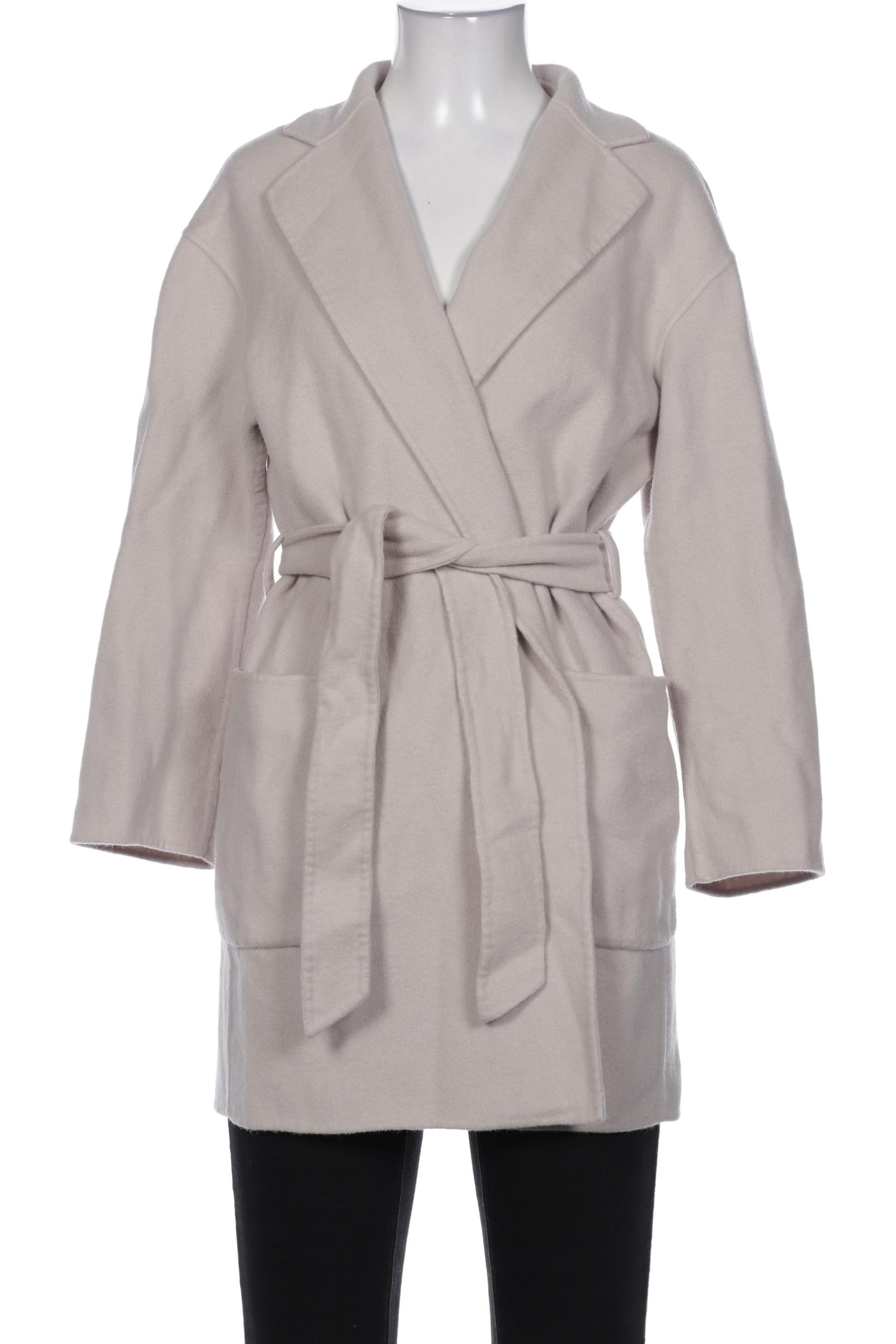 

Massimo Dutti Damen Mantel, cremeweiß, Gr. 34