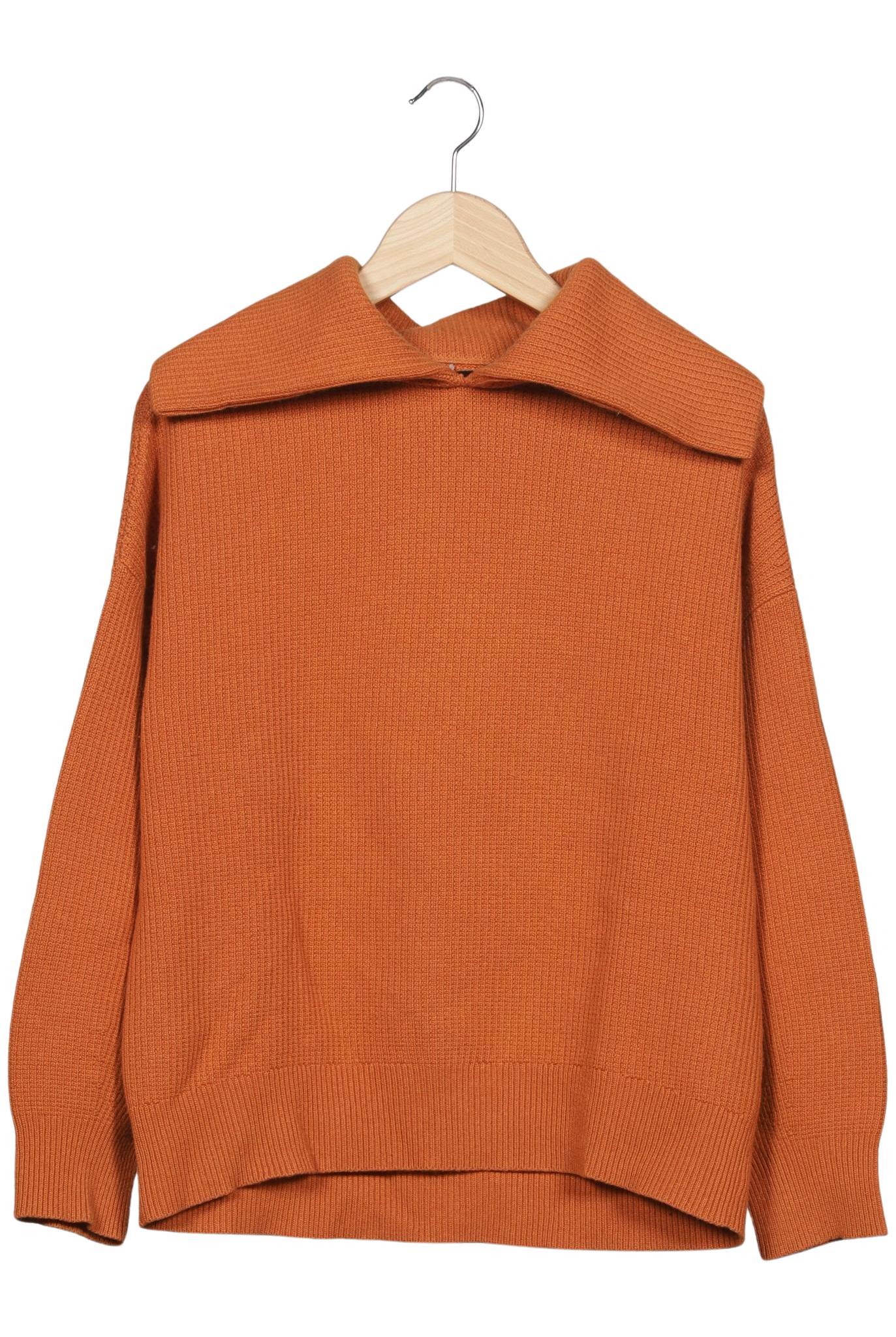 

Massimo Dutti Damen Pullover, orange, Gr. 34