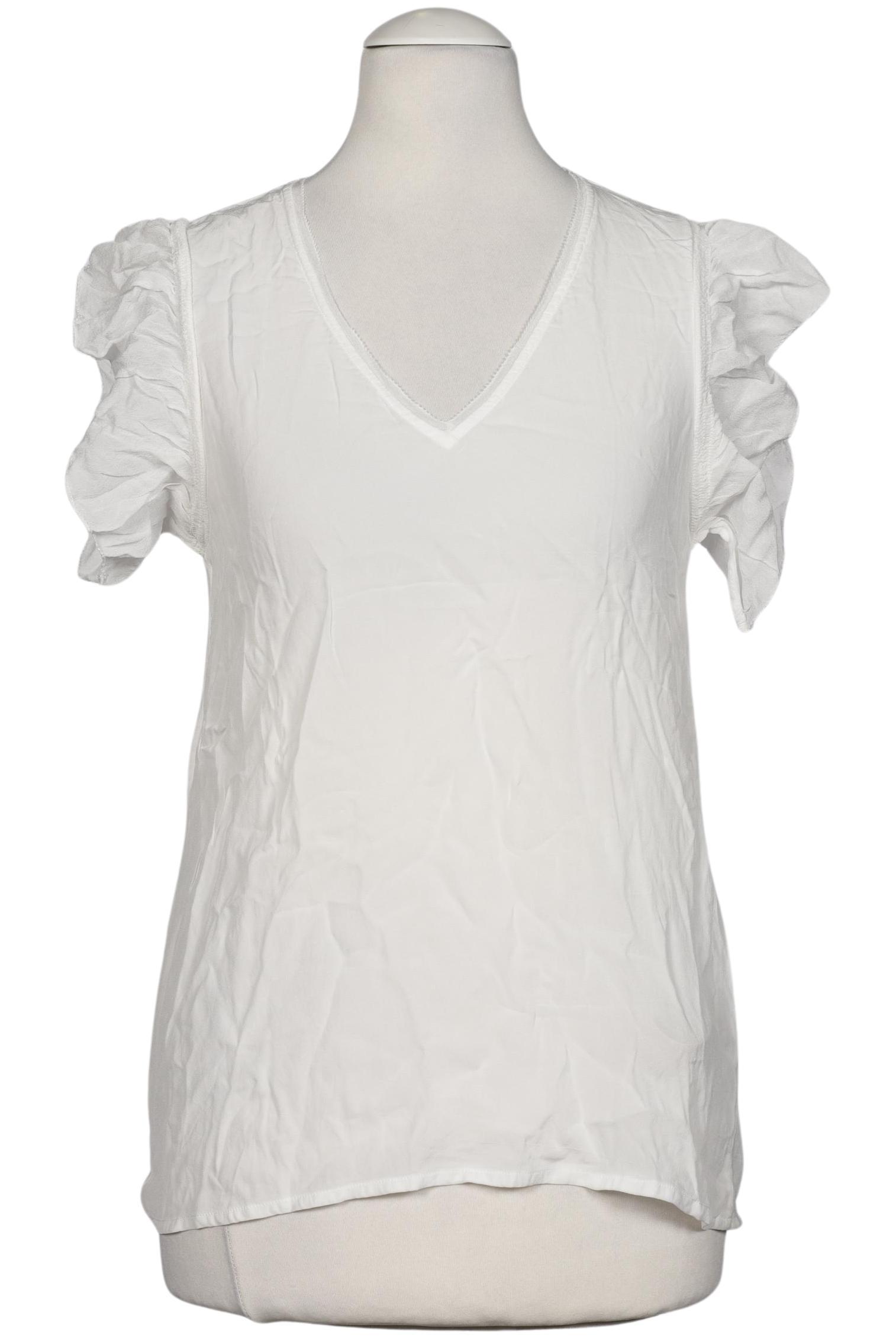 

Massimo Dutti Damen Bluse, weiß, Gr. 34