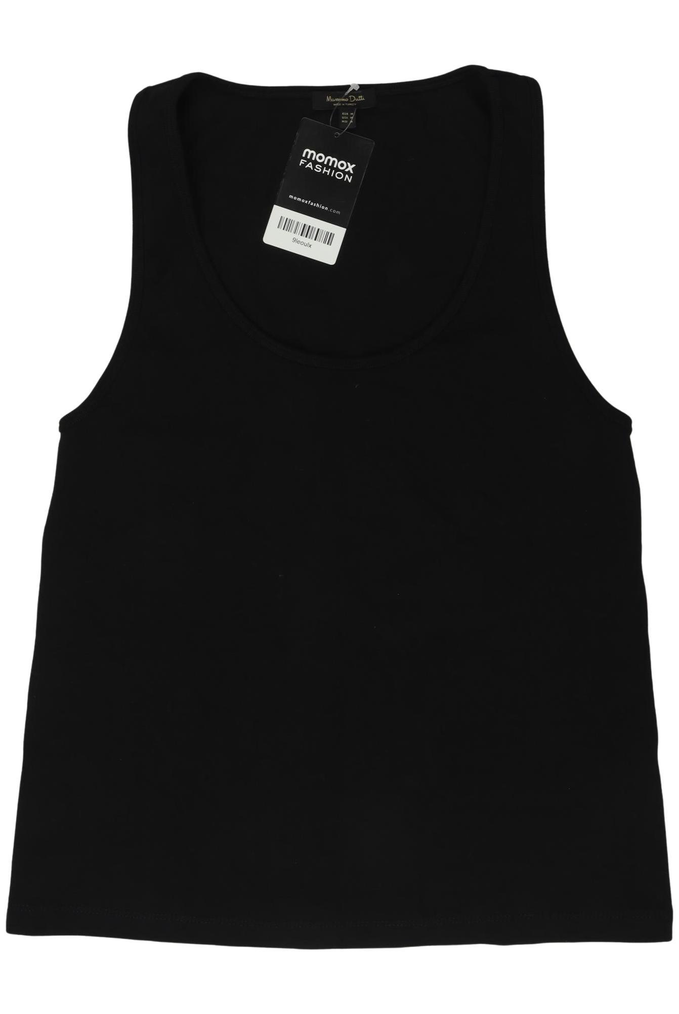 

Massimo Dutti Damen Top, schwarz, Gr. 38