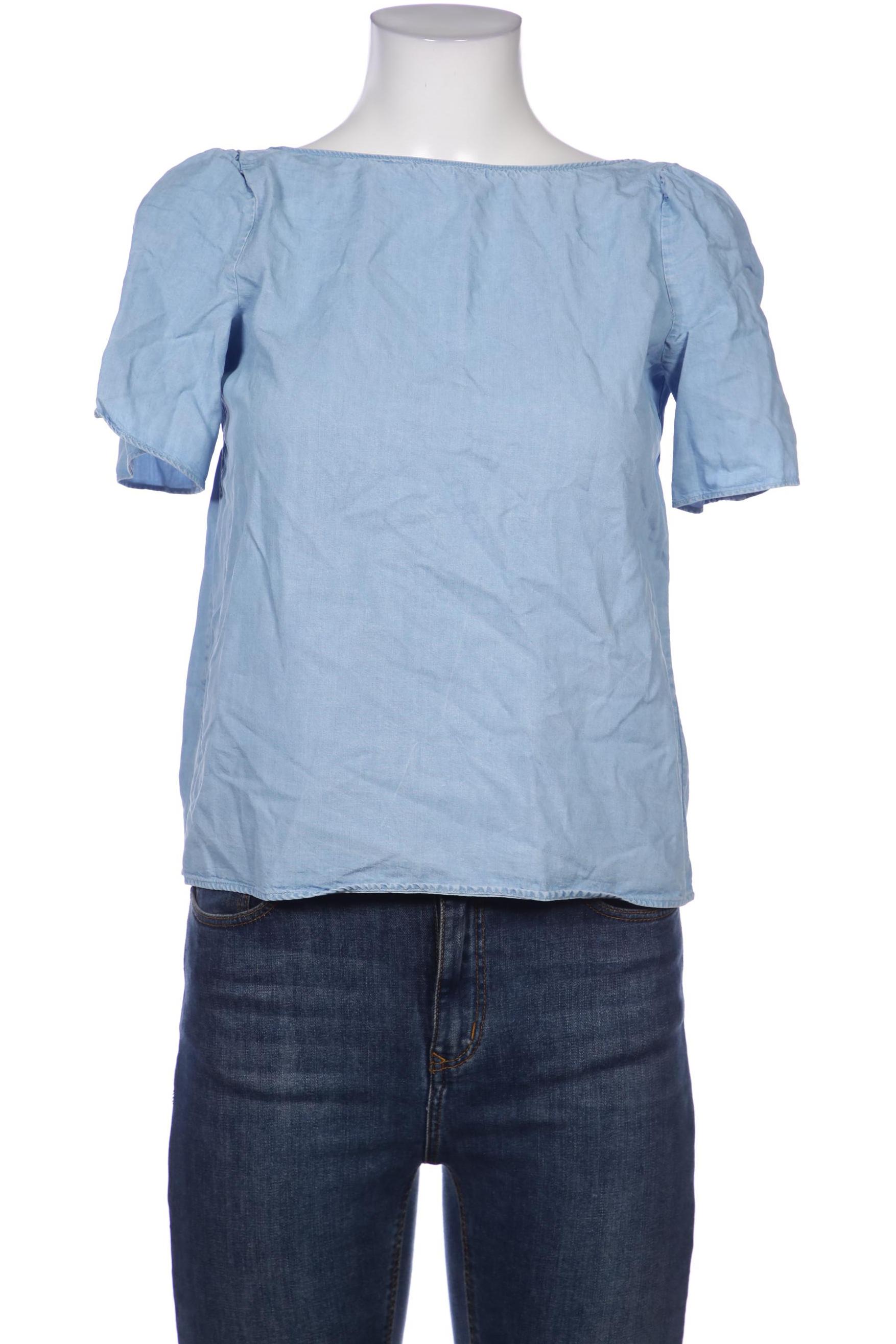 

Massimo Dutti Damen Bluse, hellblau