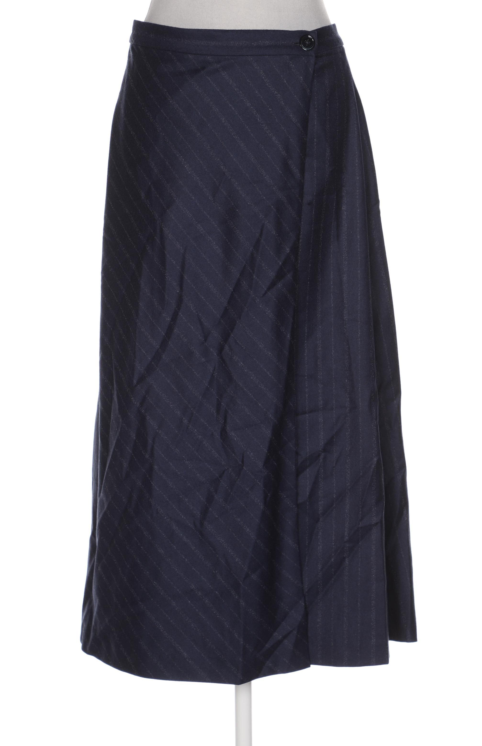 

Massimo Dutti Damen Rock, marineblau, Gr. 38