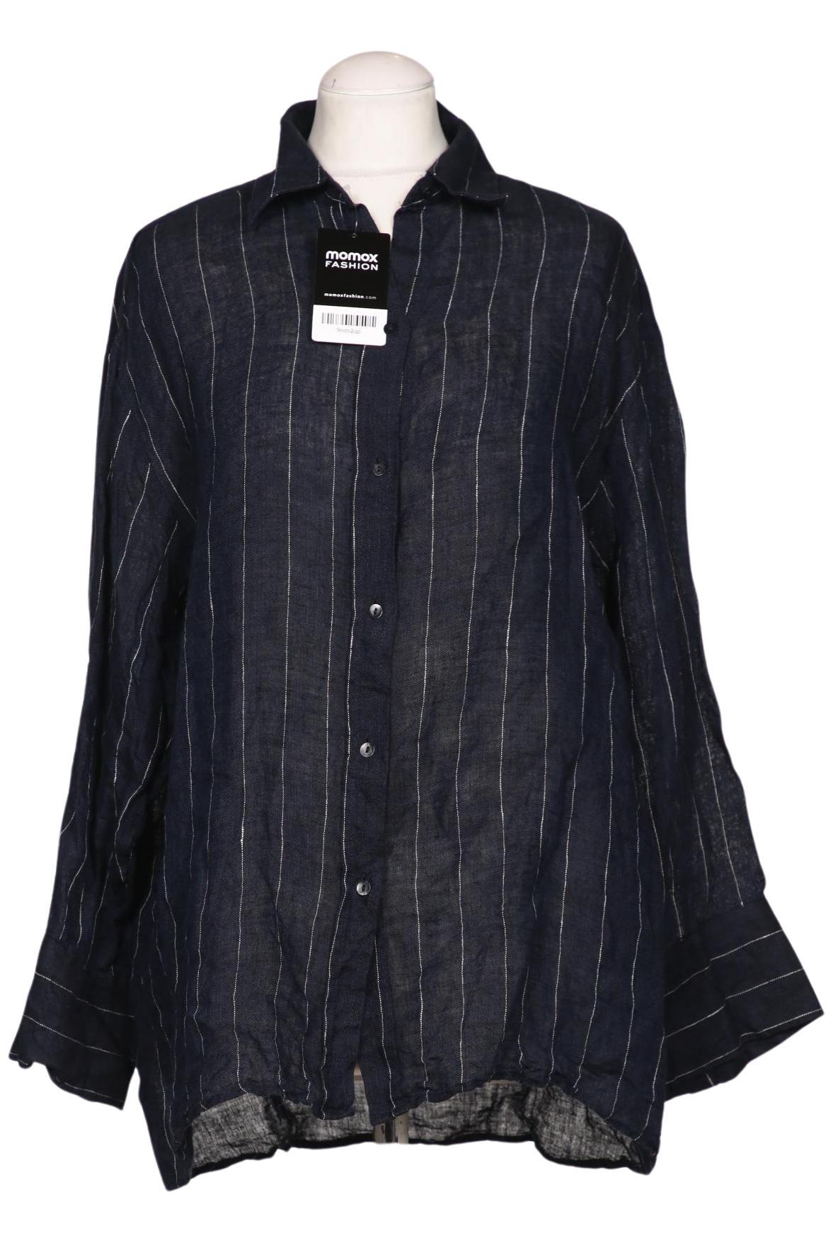 

Massimo Dutti Damen Bluse, marineblau, Gr. 36