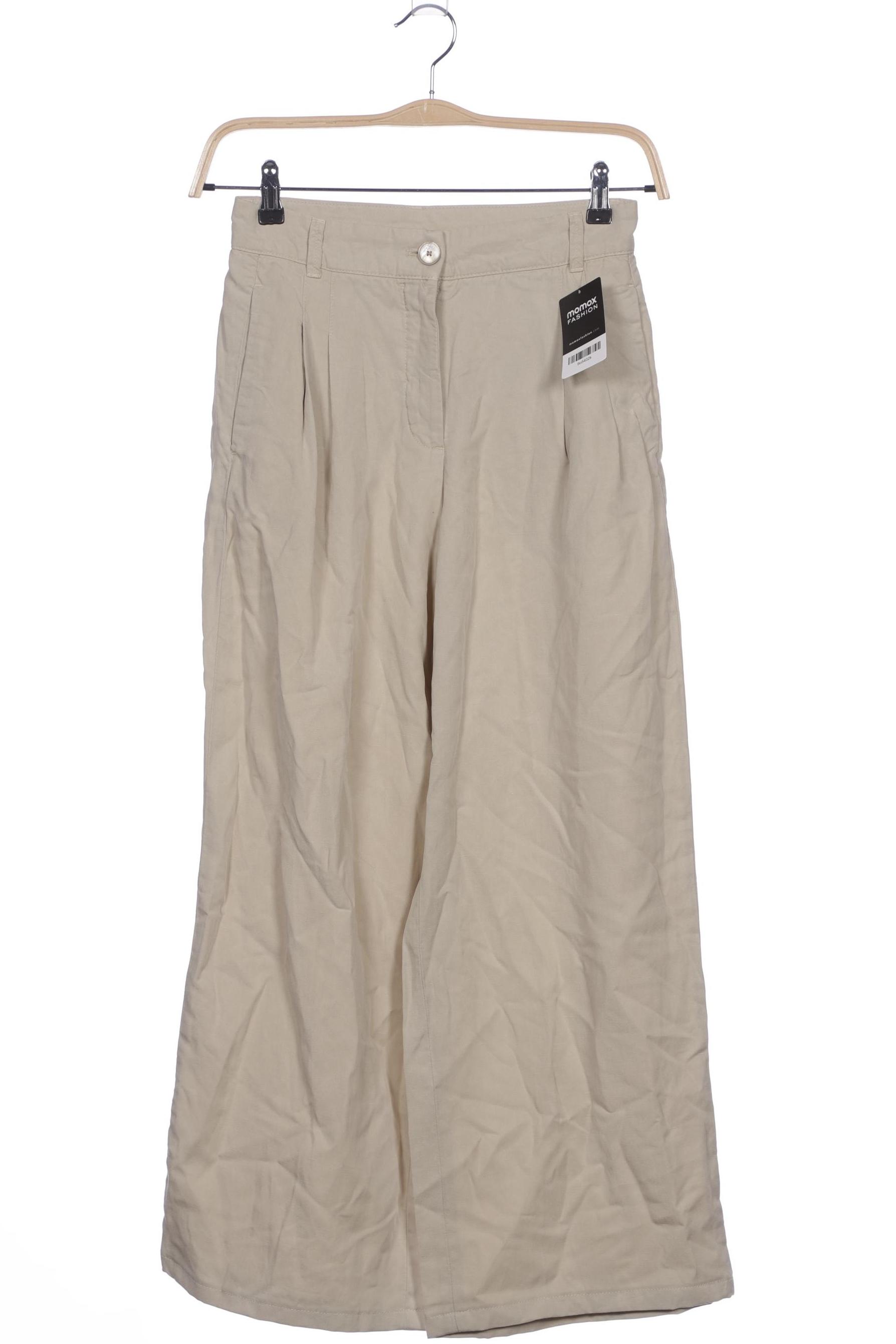 

Massimo Dutti Damen Stoffhose, cremeweiß, Gr. 36