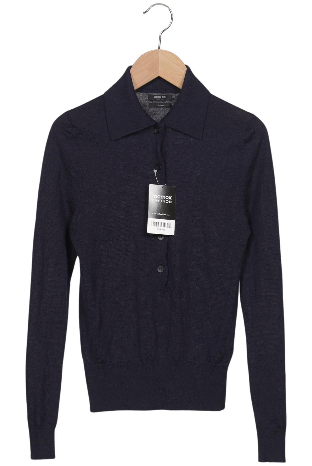 

Massimo Dutti Damen Pullover, marineblau, Gr. 34