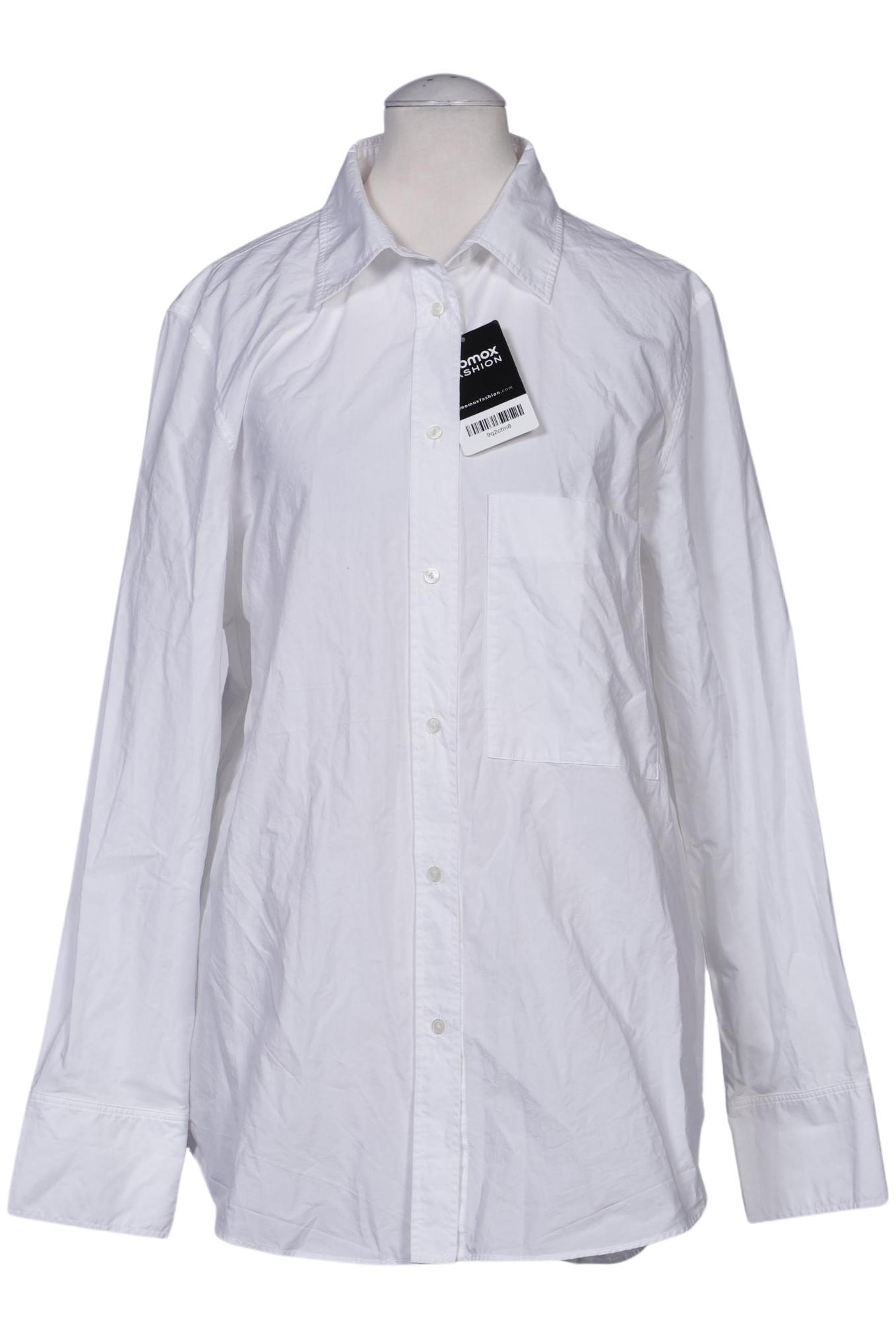 

Massimo Dutti Damen Bluse, weiß, Gr. 36