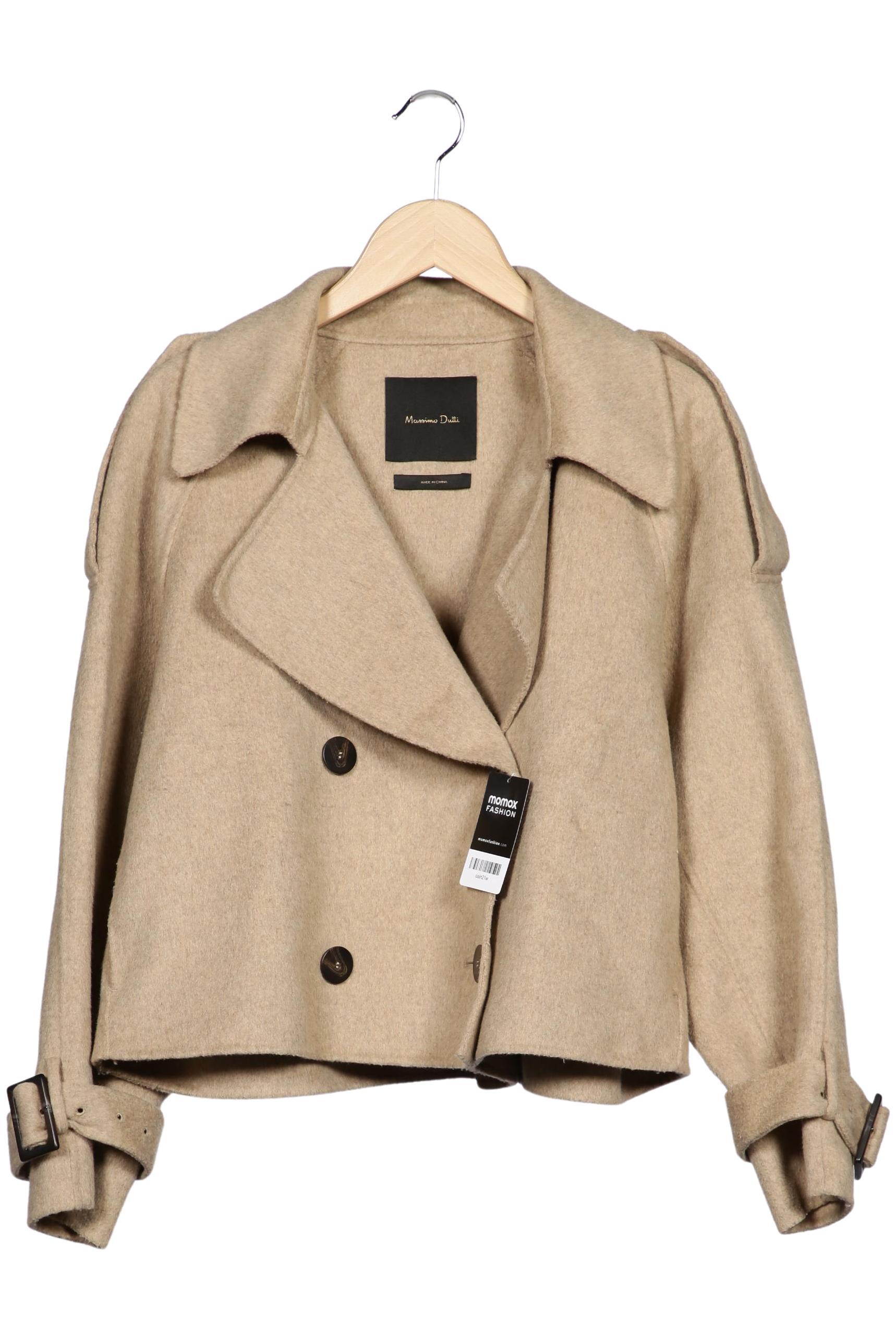 

Massimo Dutti Damen Jacke, beige, Gr. 38
