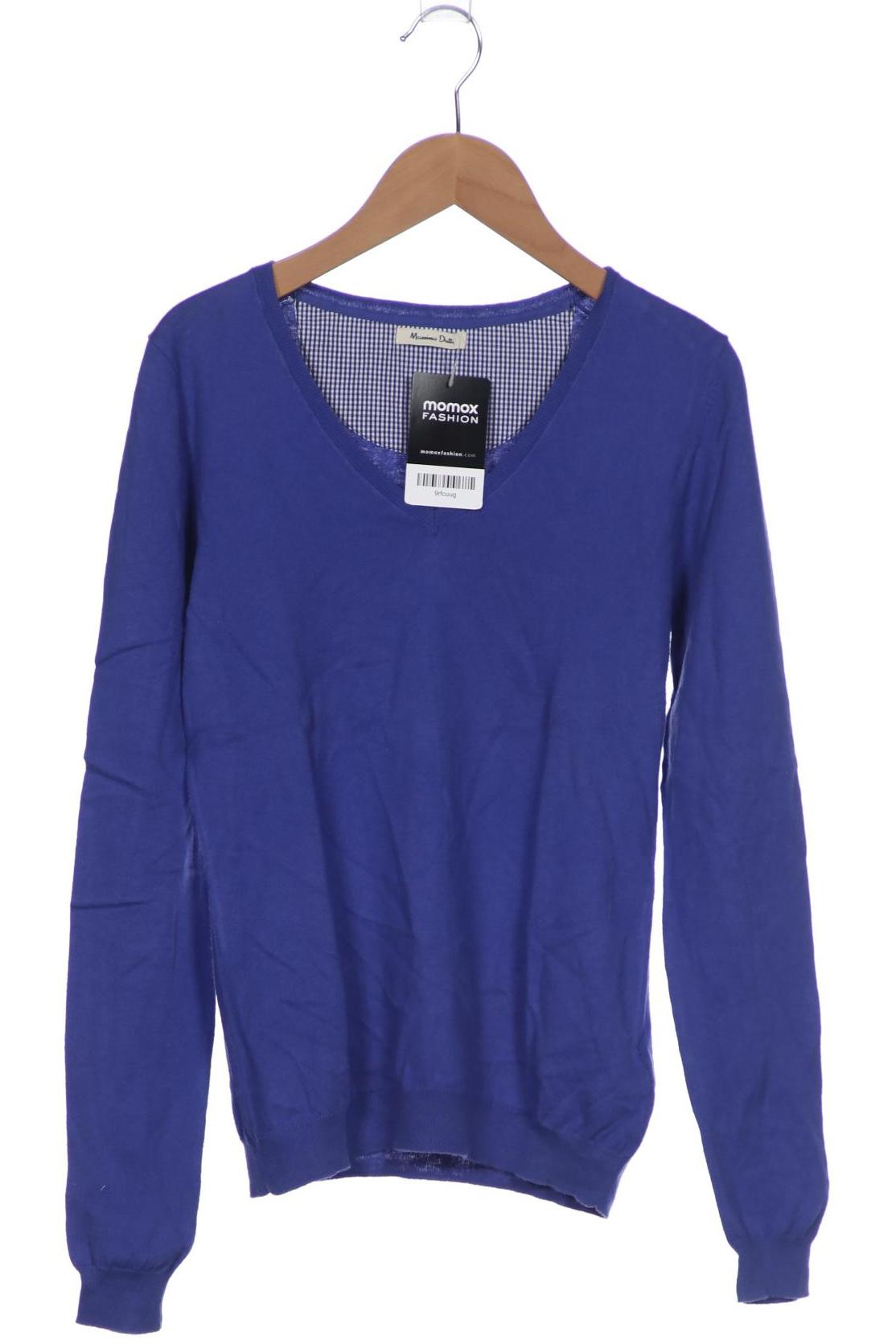 

Massimo Dutti Damen Pullover, blau, Gr. 38