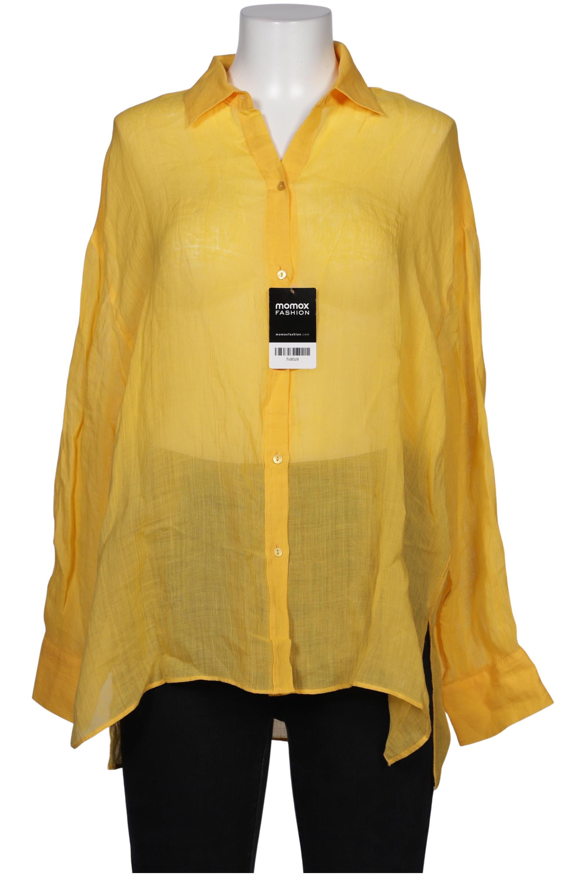 

Massimo Dutti Damen Bluse, gelb, Gr. 42