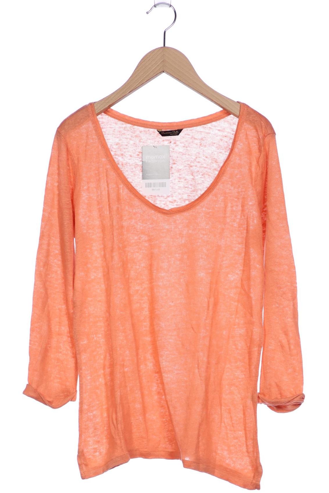 

Massimo Dutti Damen Langarmshirt, orange, Gr. 36