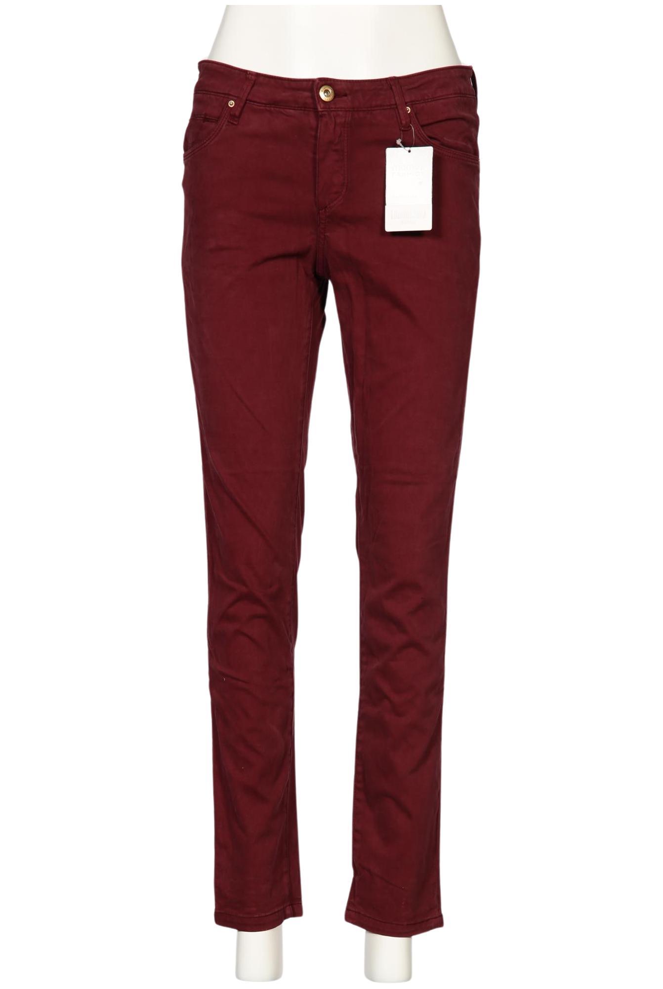 

Massimo Dutti Damen Jeans, bordeaux, Gr. 38